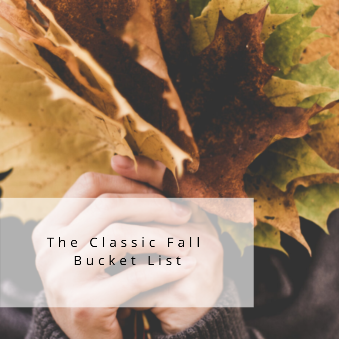 The Classic Fall Bucket List