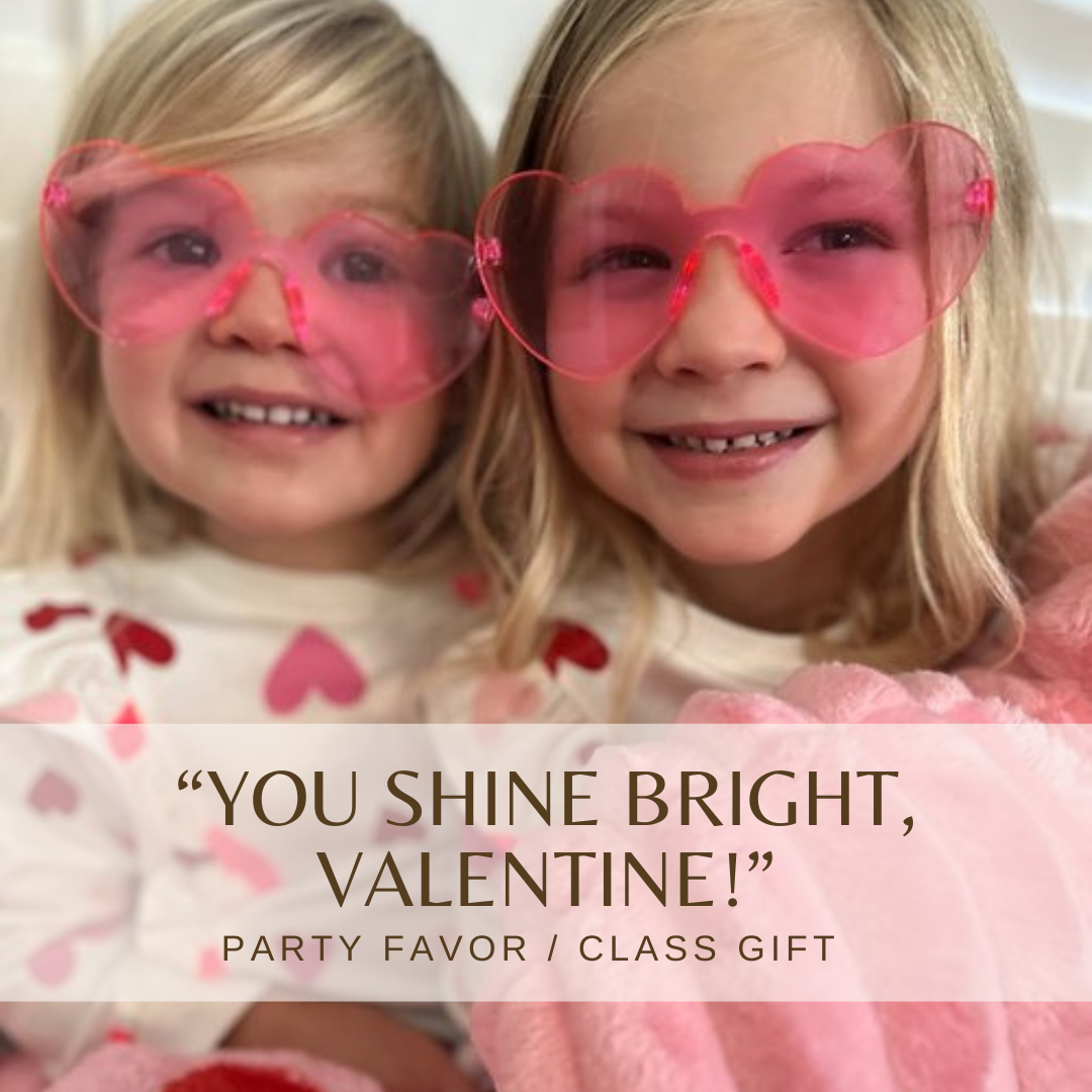 Valentine's Party Favor or Classroom Gift Ideas + Free Tags: You Shine Bright, Valentine!