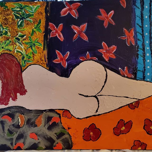 Reclining Nude
40 in x 30 in x .78
Acrylic on canvas 
#contemporyart #art #modernart #abstractart #artforsale #painting #artist #collageart #mixedmedia #impasto #texture #abstractexpressionism