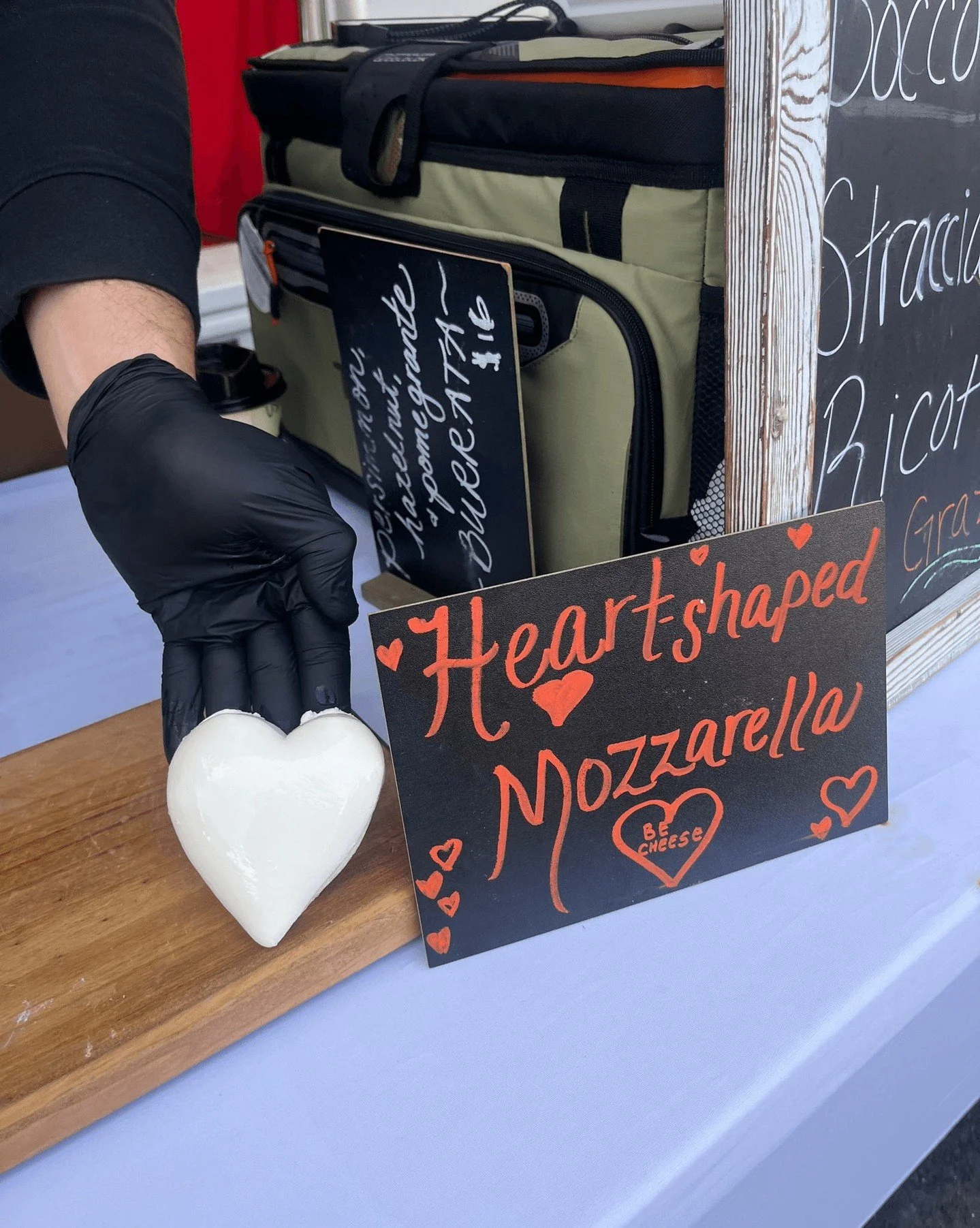 This Sunday is the LAST market before Valentine&rsquo;s Day!

Stock up on all things full of love 💕 We&rsquo;ve got a starter list for you + sooo much more 😍🛍️ 

@amanocheese heart-shaped mozzarella (say &ldquo;I love you&rdquo; in cheese form 🧀)