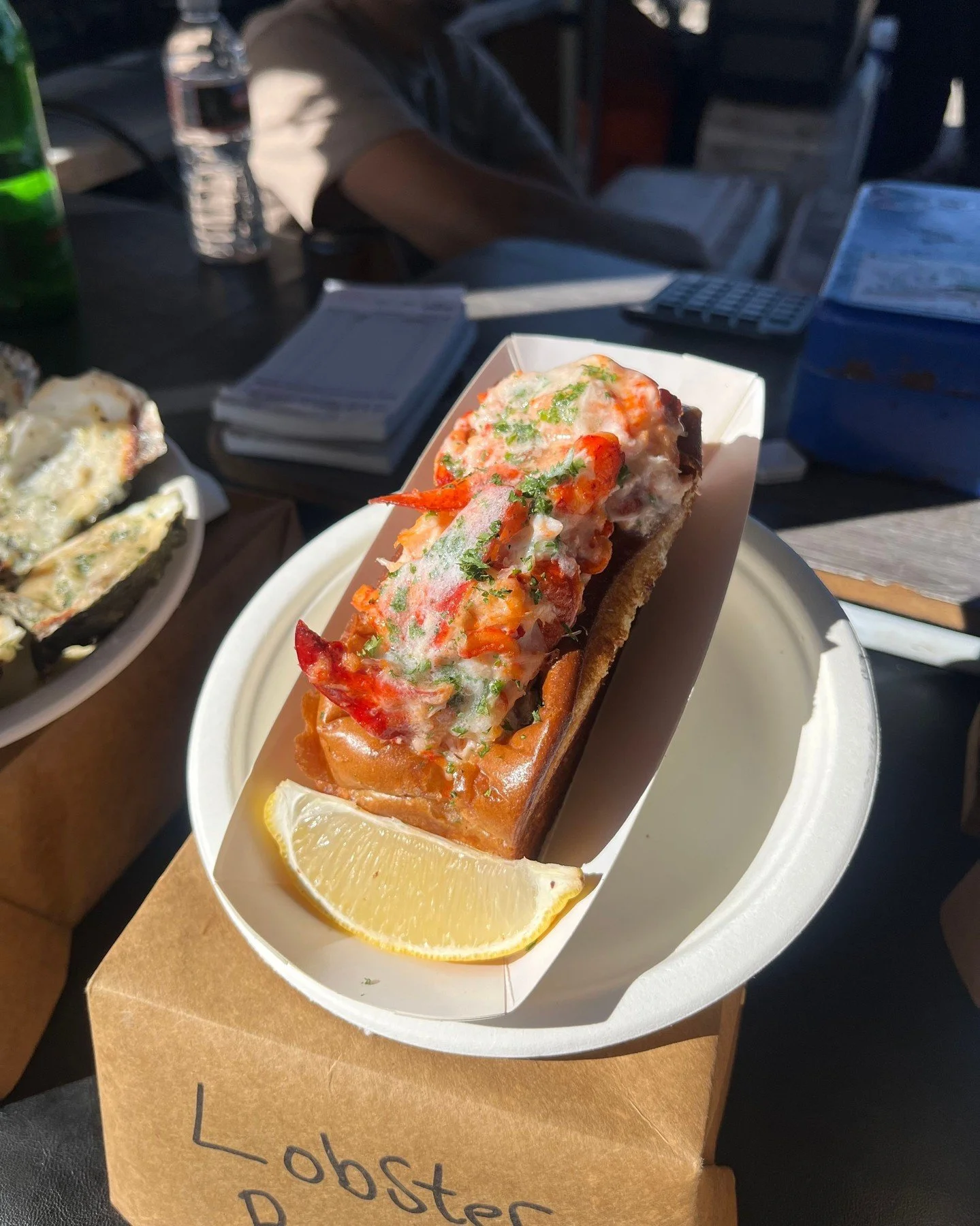 we be having a mog off with the @_captainjacks_  lobster roll every sunday... and she stays winning 🤌

come get her this sunday at the market from 9 AM - 2 PM 😋