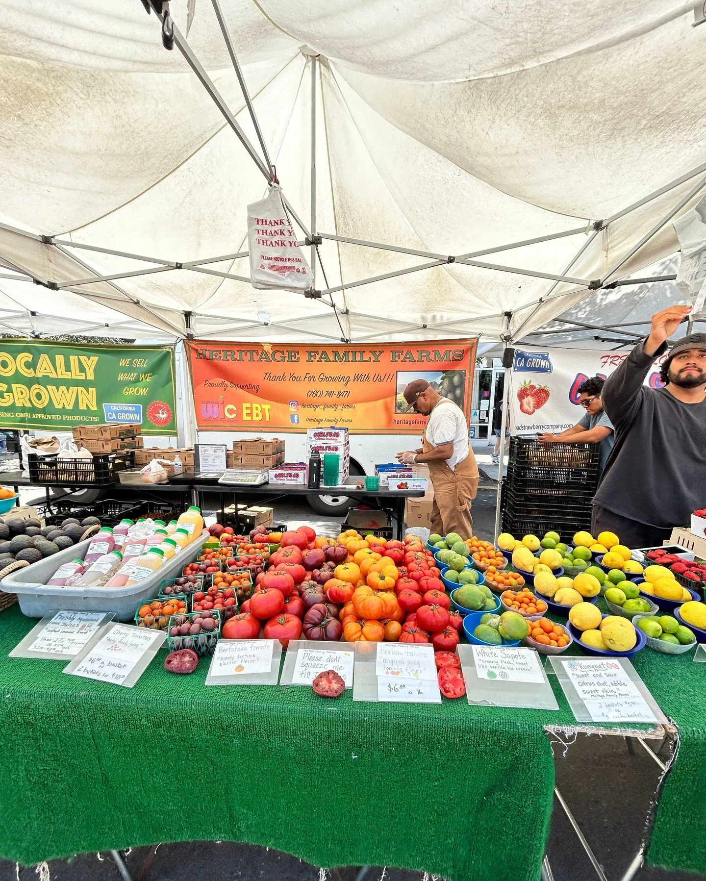 Market day is looking bright 🍅☀️ 

The tables are full of summer color, the vendors are here, and your tote is ready to be filled! 

Come shop with us &amp; support local at the Hillcrest Farmers Market 🌈 

📍 University Ave (Between Herbert St. &a