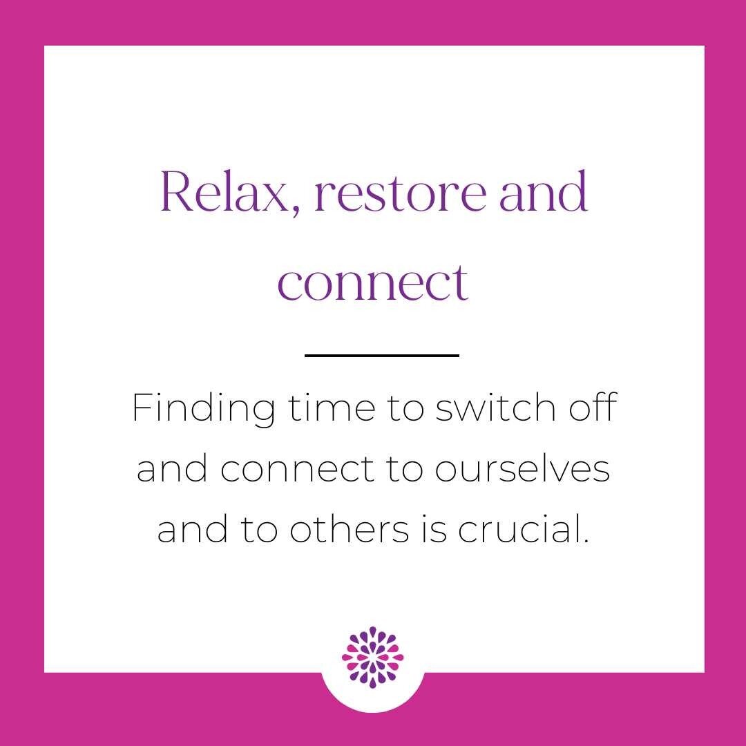 🌟Time to rest, relax and restore is crucial to our wellbeing. When we spend our days stuck in &lsquo;threat&rsquo; or &lsquo;drive&rsquo; modes, pushing ourselves and feeling stressed rather than stimulated, our nervous system has a sympathetic domi