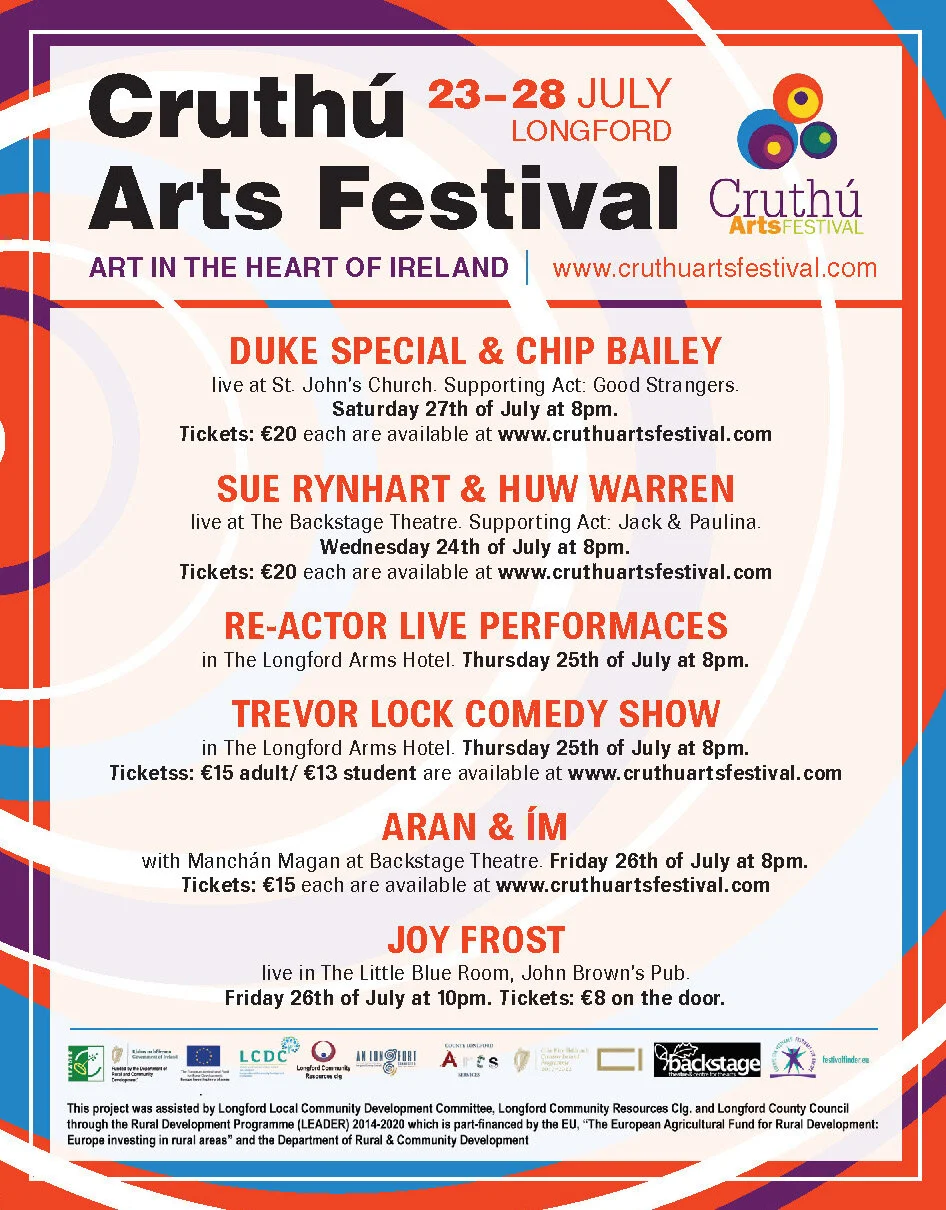 This is another newspaper ad; designed to run in the same issue as the first one with more specific details about performances