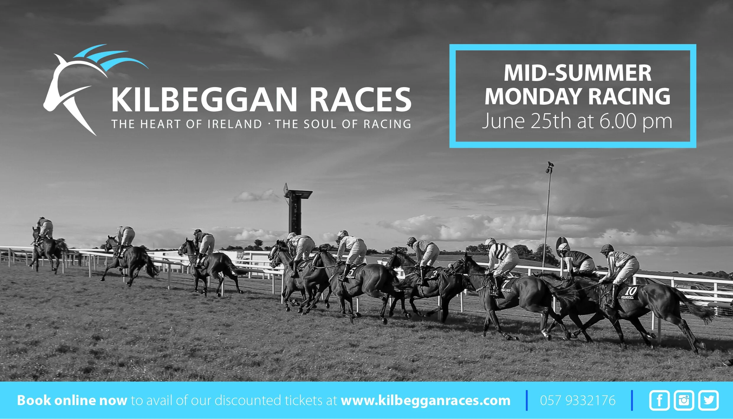 A promotion creI created for one of Kilbeggan’s Summer Racing Festivals.