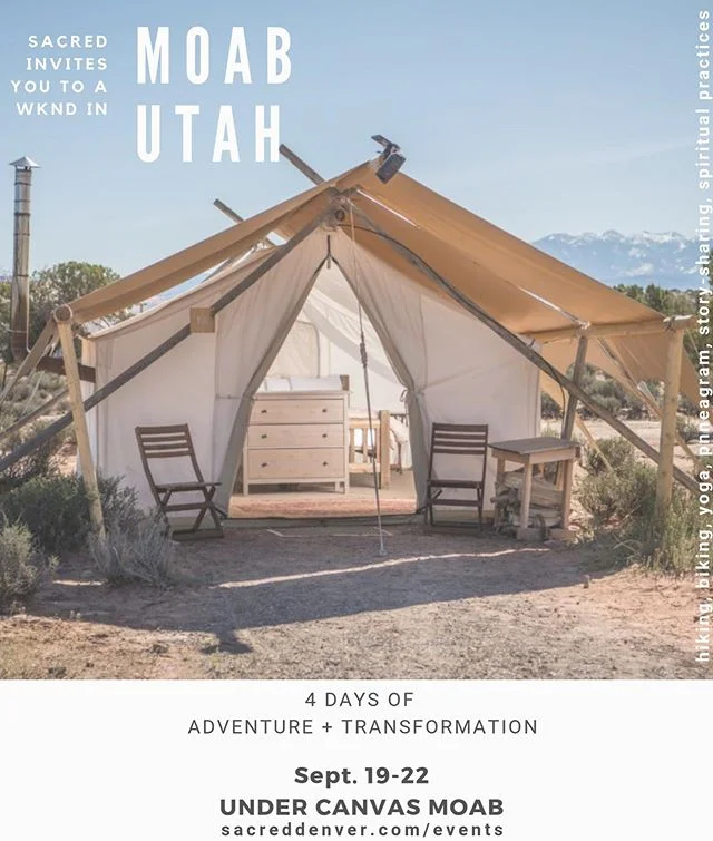Escape for a 4-day weekend with us in September ☀️🌵🧘🏻&zwj;♀️🚲🏜
.
Group sessions and guided adventure led by therapist Tricia Ebel (@blondegandhi ) and Whitney Whyte Visser (@whitwhyte ). .
All meals, transportation, accommodations at Under Canva