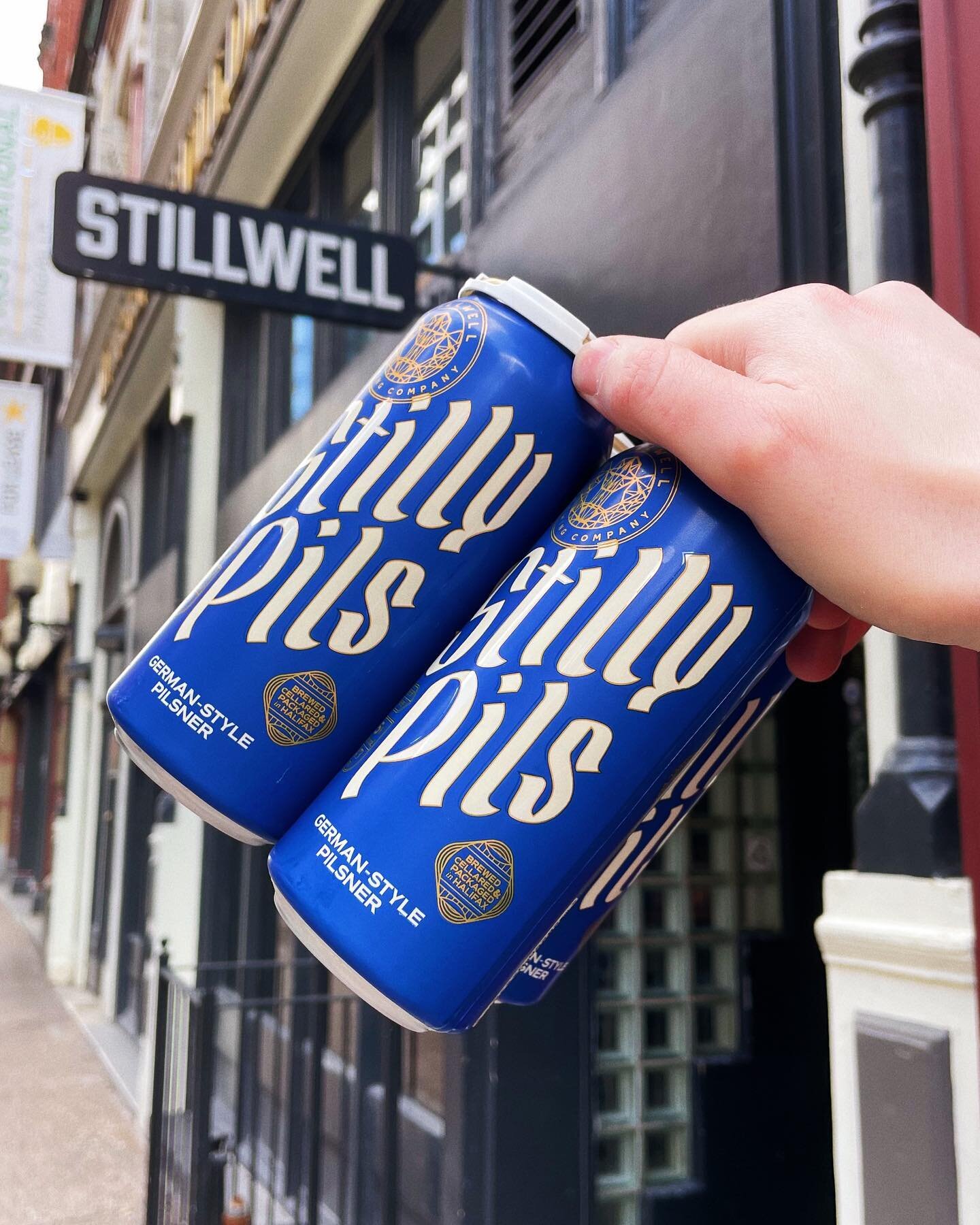 Open regular hours today for all your burger n&rsquo; beer needs, AND we&rsquo;ve got plenty of cold Stilly Pils in the fridge if you need some supplies for home but forgot to hit up the store yesterday! 🌀