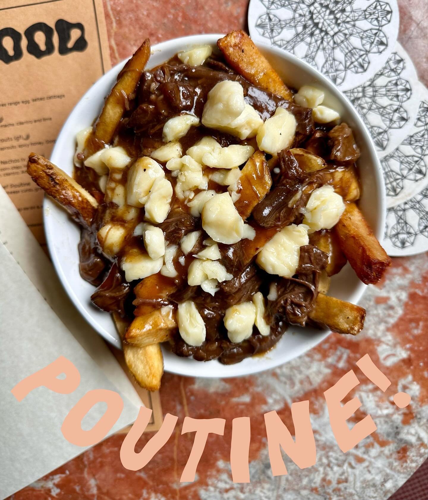 Braised beef, cheese curds, gravy &amp; fat chips! 💫

Go ahead and drink as much as you like this weekend, we&rsquo;ve got you covered 🥴🙏😋