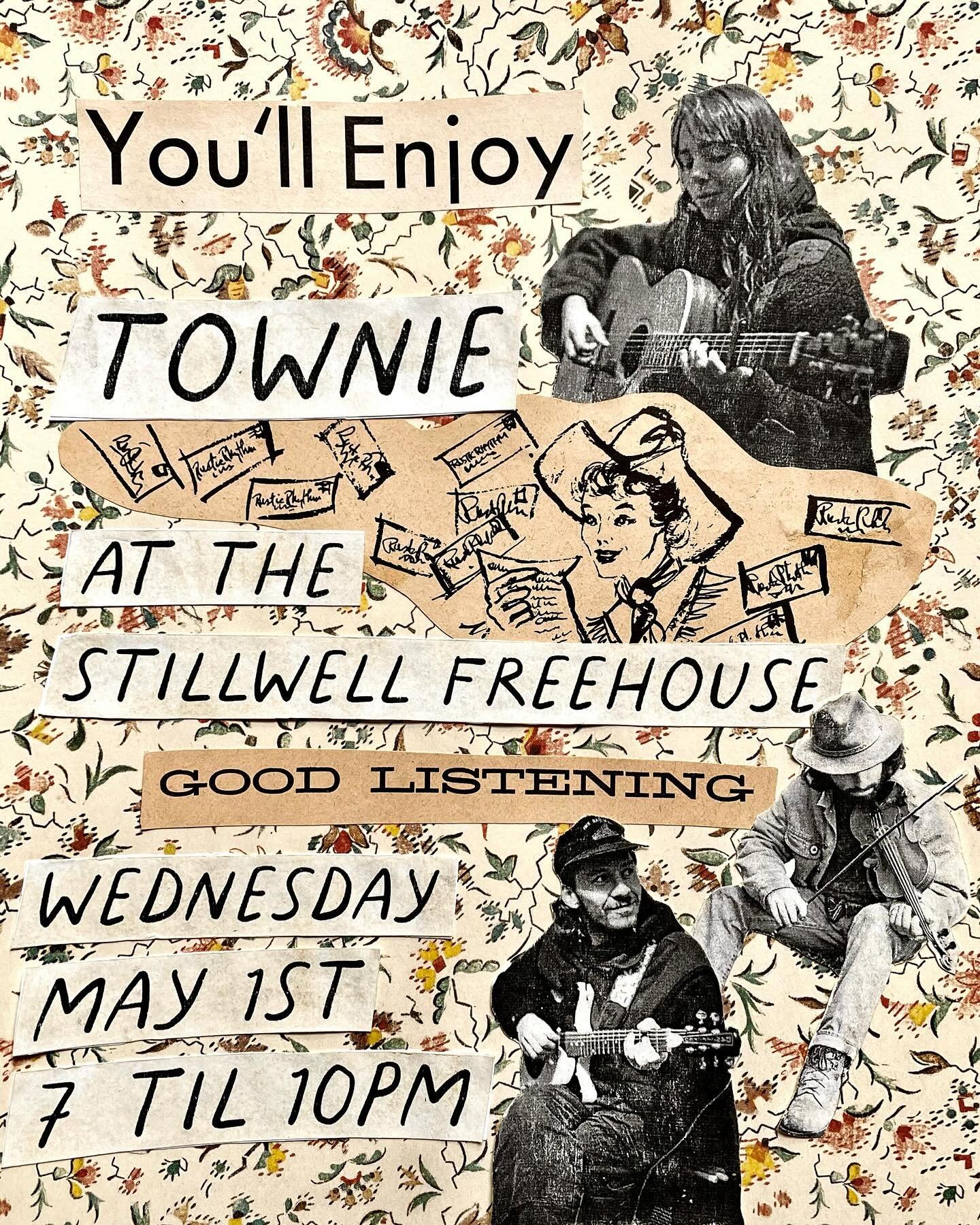 Last bit of live music for a bit! Come enjoy the vibes with @townie.ca this Wednesday from 7pm! 🤠🎰✨
