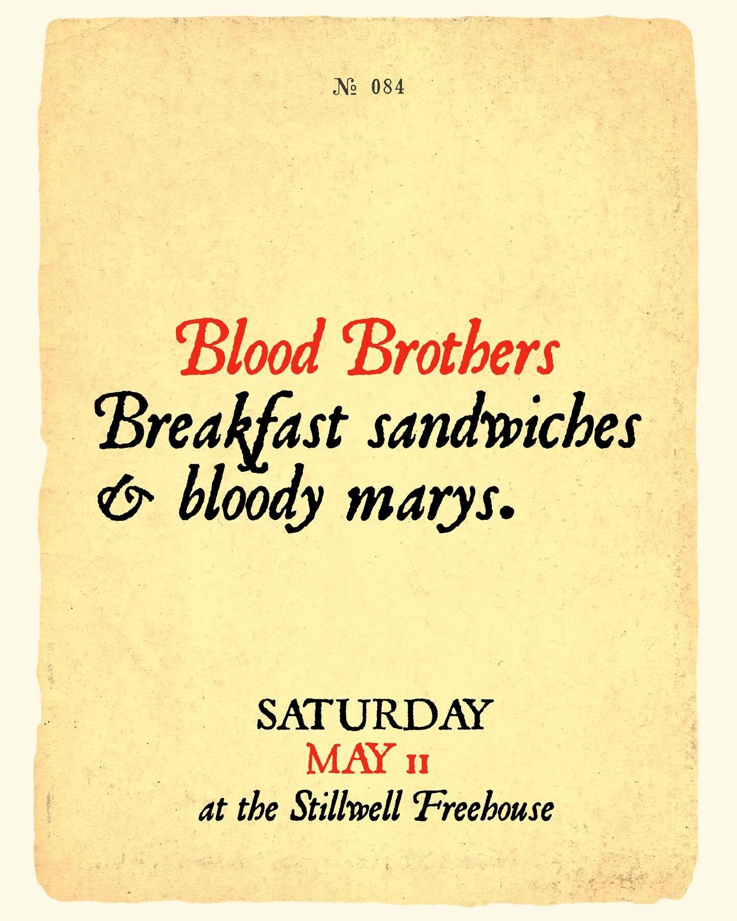 A bloodthirsty brunch! 👹🍻

10 taps from the incredible @bloodbrothersbrewing ✋🏻

Breakfast sammies to stay or take away from @meatwalllet &amp; co 🍳

Bloody Marys to seal the deal 🔒

Save the date friends! 💫

@opencityhfx 
@nebahfx 
@halifaxnoi
