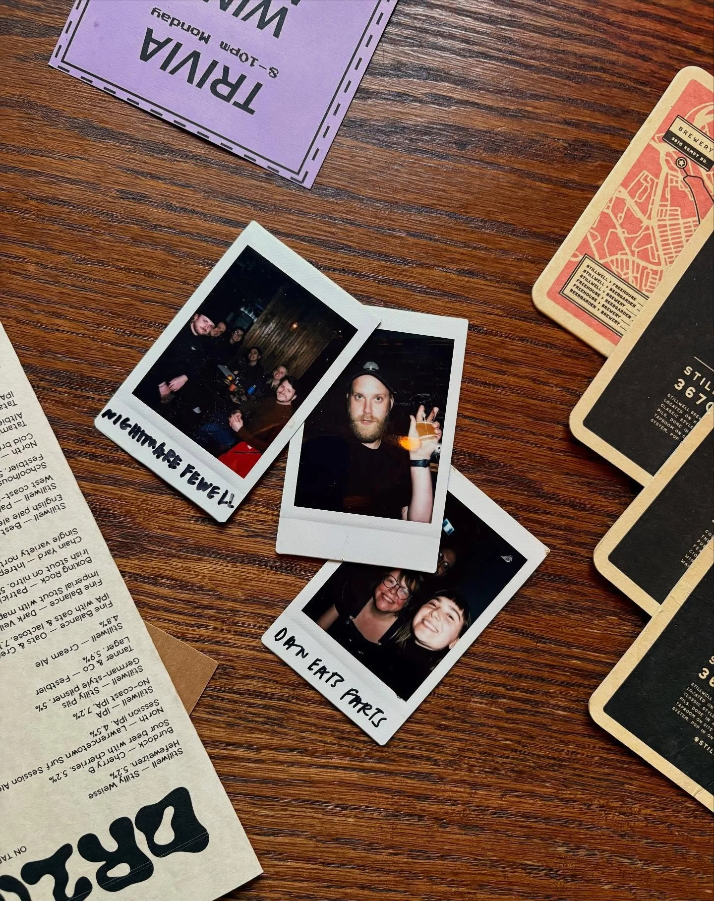 Pub Quiz Fall League starts tonight! 🍂✨
That means it’s picture day! 📸
And fear not, casual players are still welcome with weekly prizes regardless of your league position! 🎉🎊