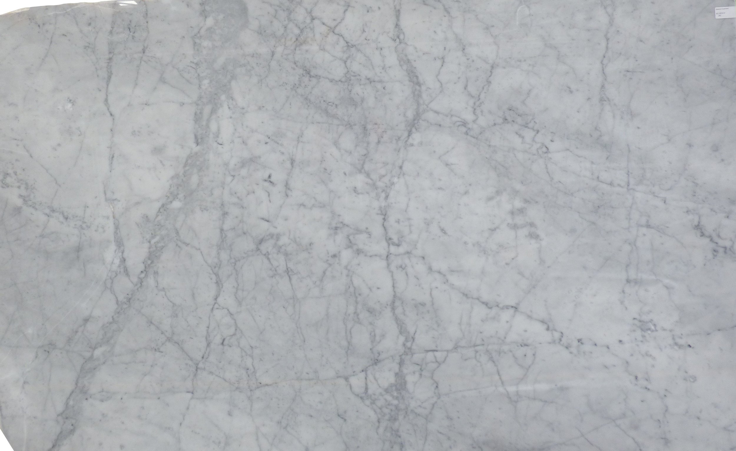 A slab of Bianco Carrara  20mm polished BC0816