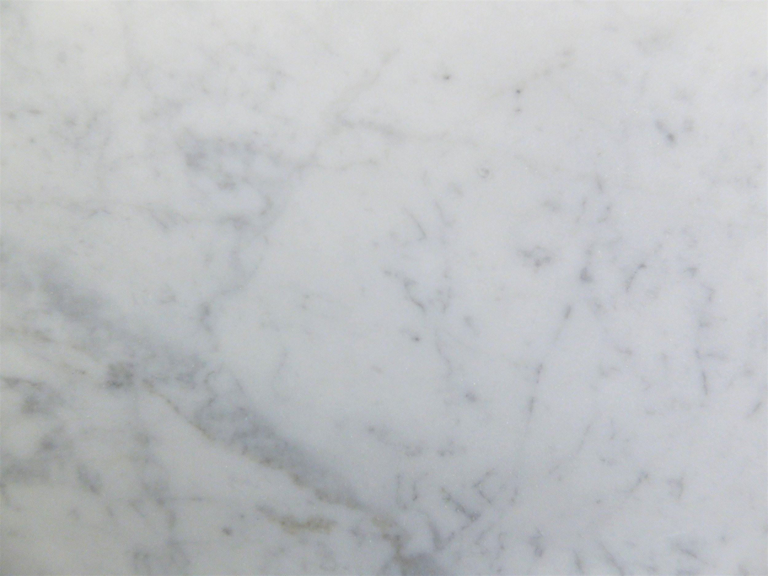 Close up White Carrara C Extra  20mm honed &amp; polished, 30mm honed WCCE0422