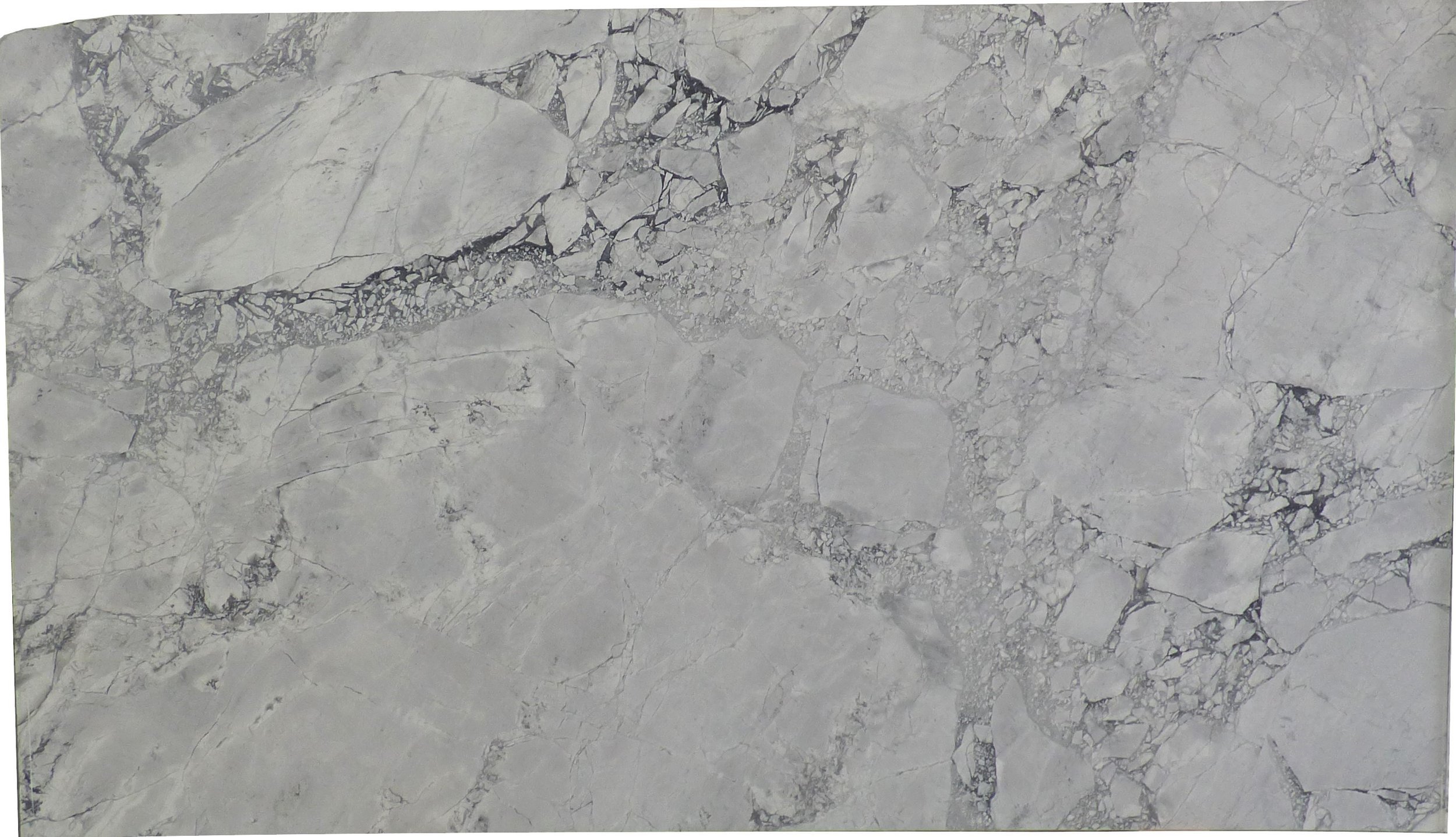 A slab of Calacatta Super White honed CSW0223