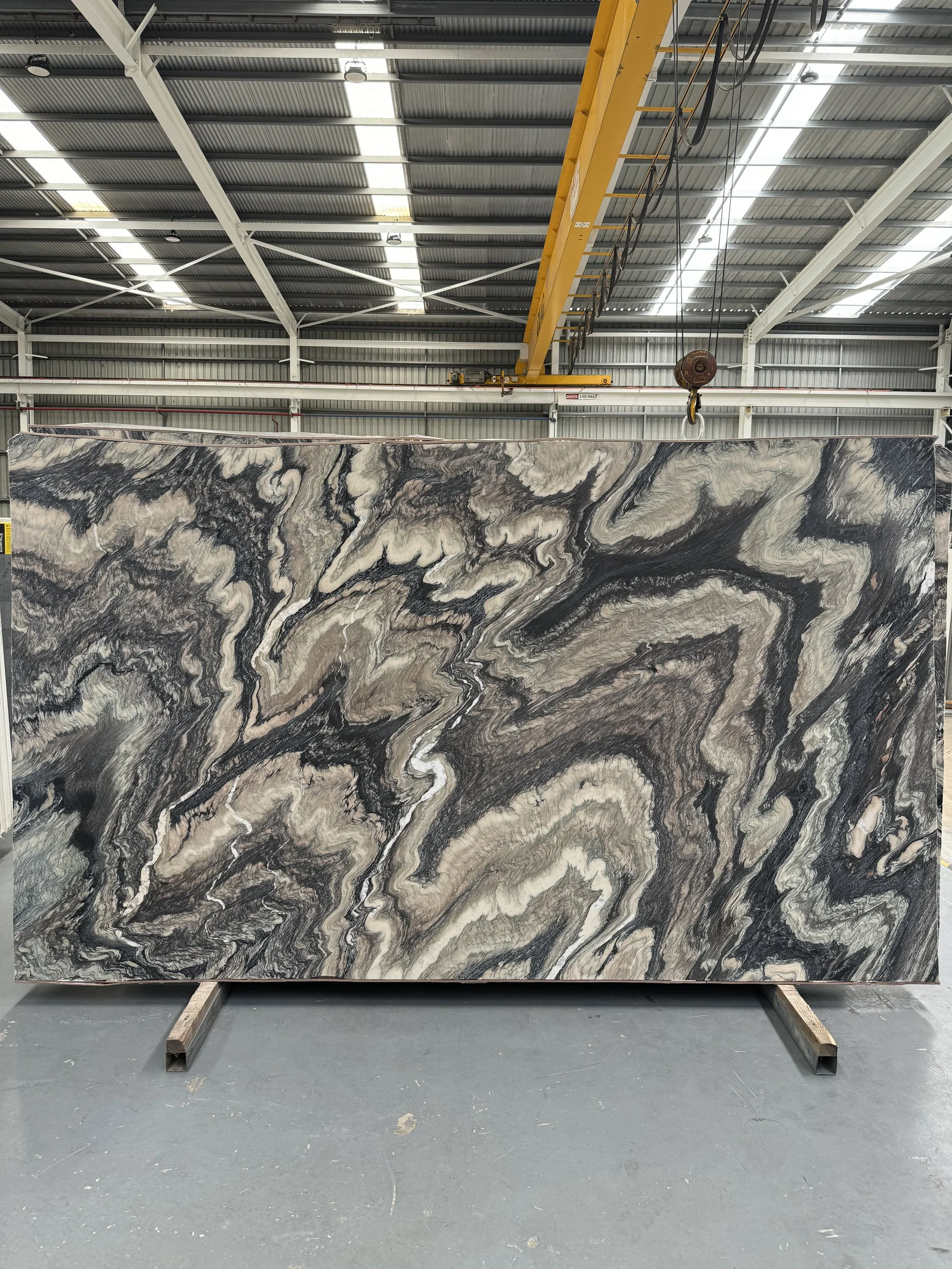 A slab of Cipollino Viola honed CV-0125