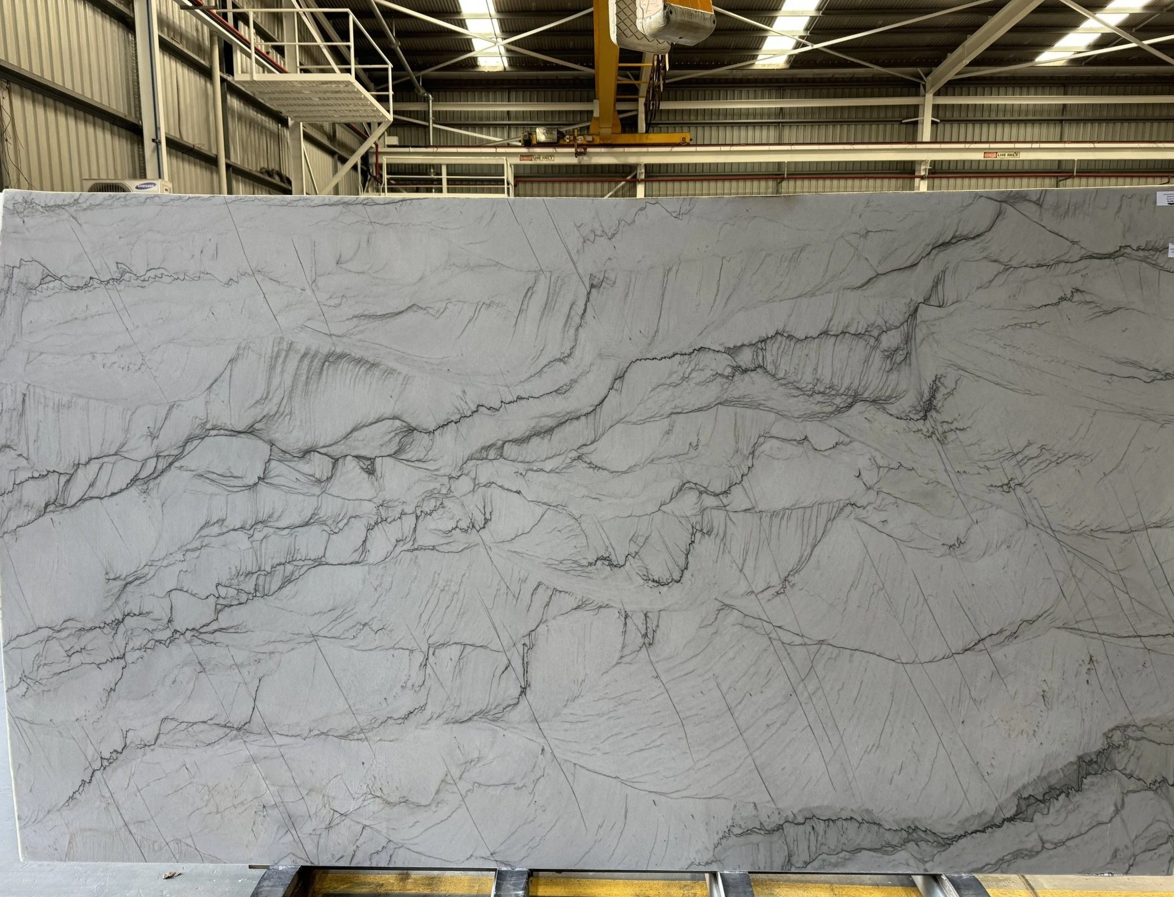 A slab of Opus White 20mm polished OW-0624