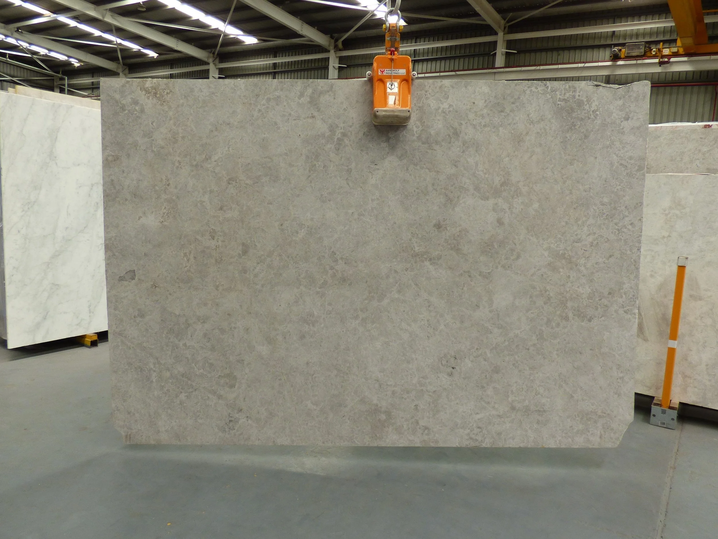A slab of Tundra Grey 20mm honed TG-1025
