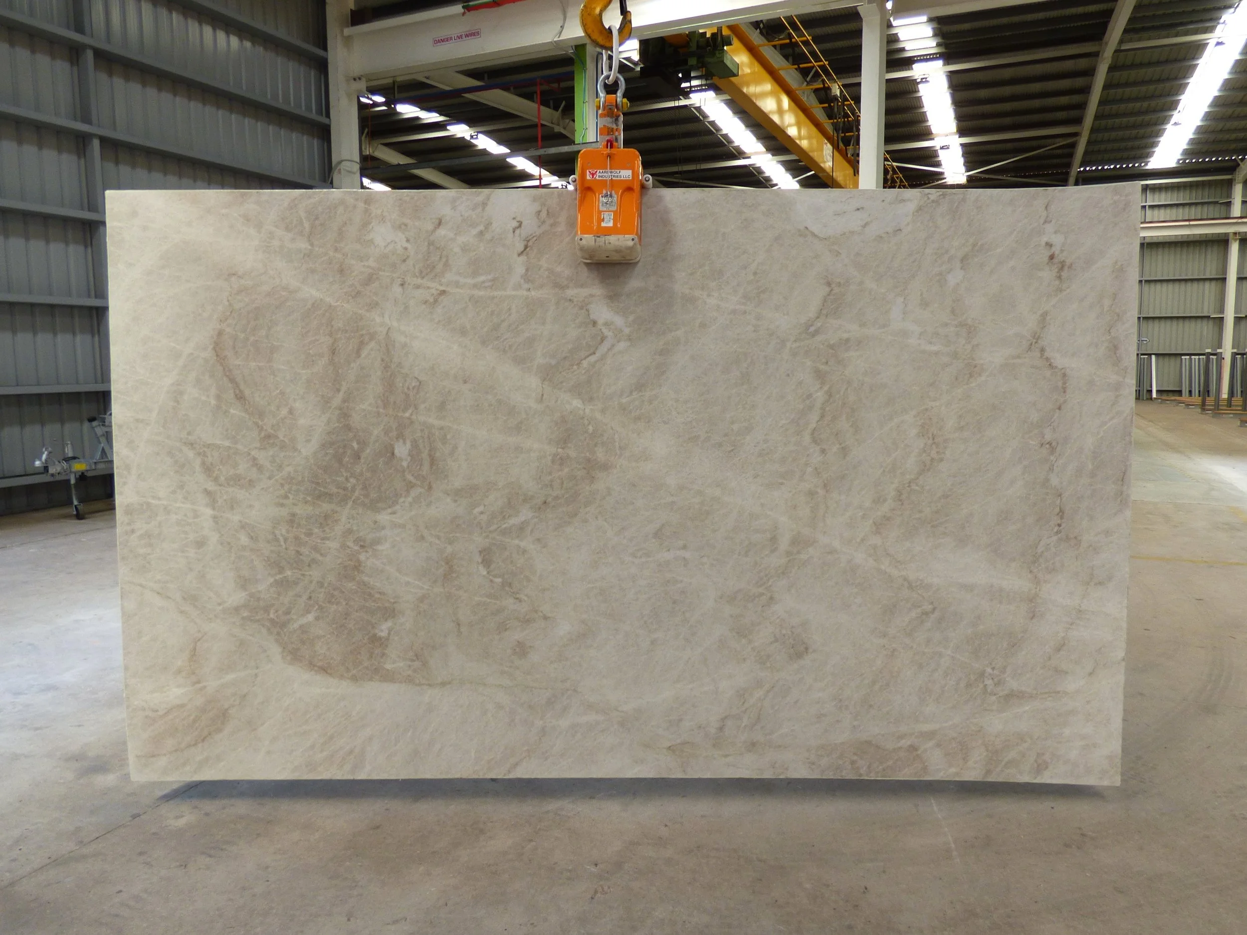 A slab of Taj Mahal TM-0126 20mm honed