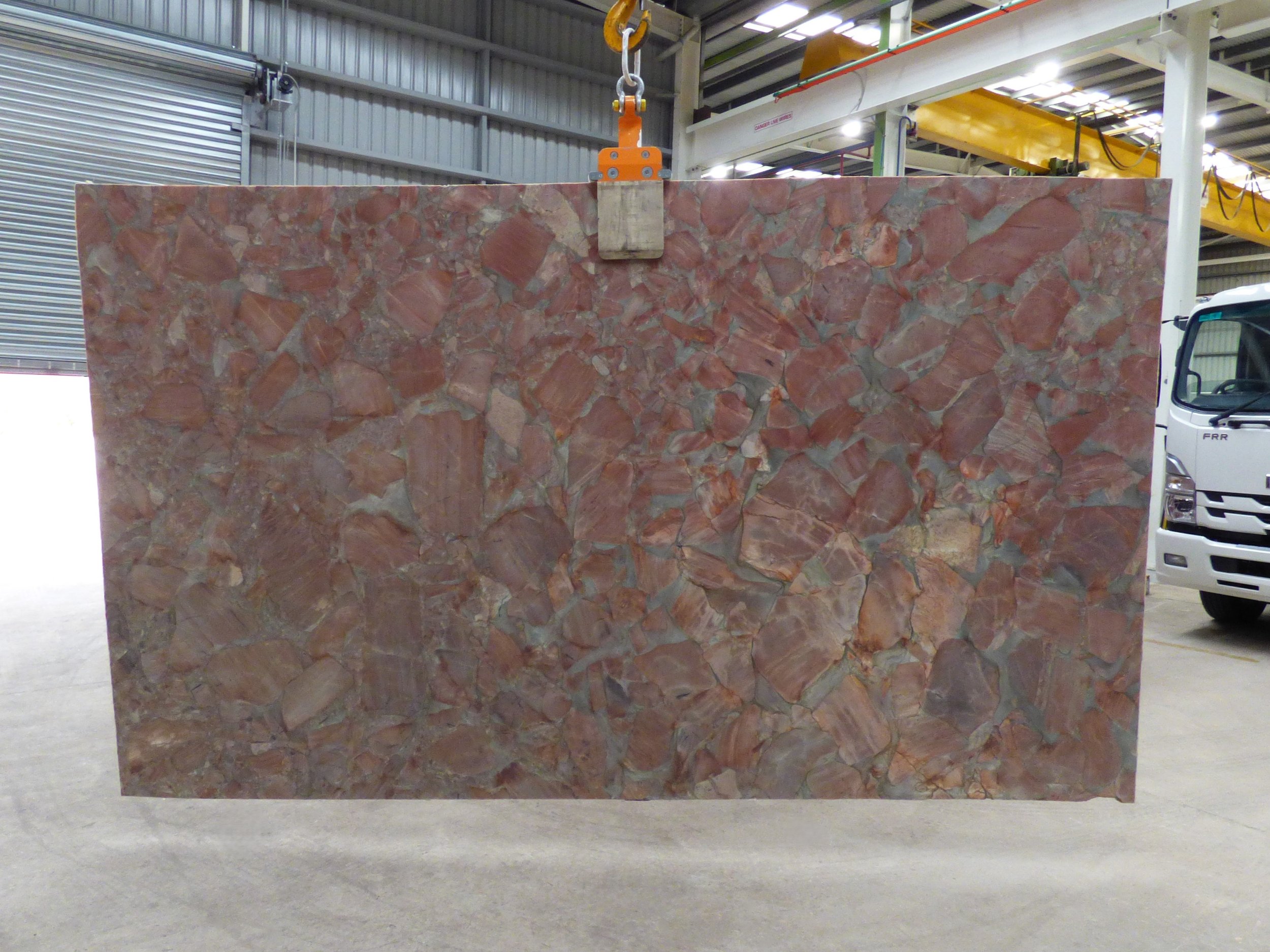 A slab of Rubino 20mm honed R-0226