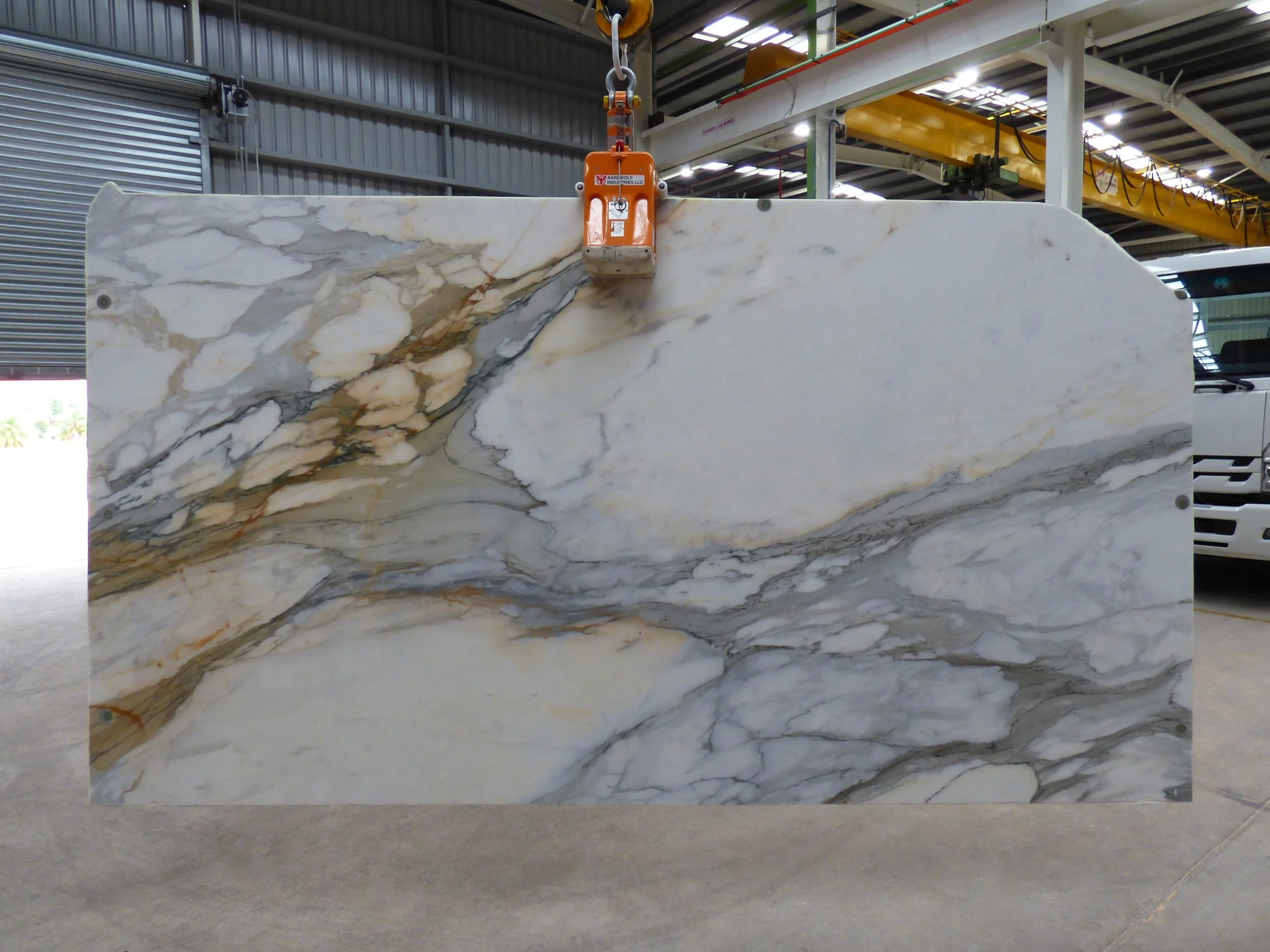 A slab of Calacatta Borghini Gold 20mm polished CBG-0226