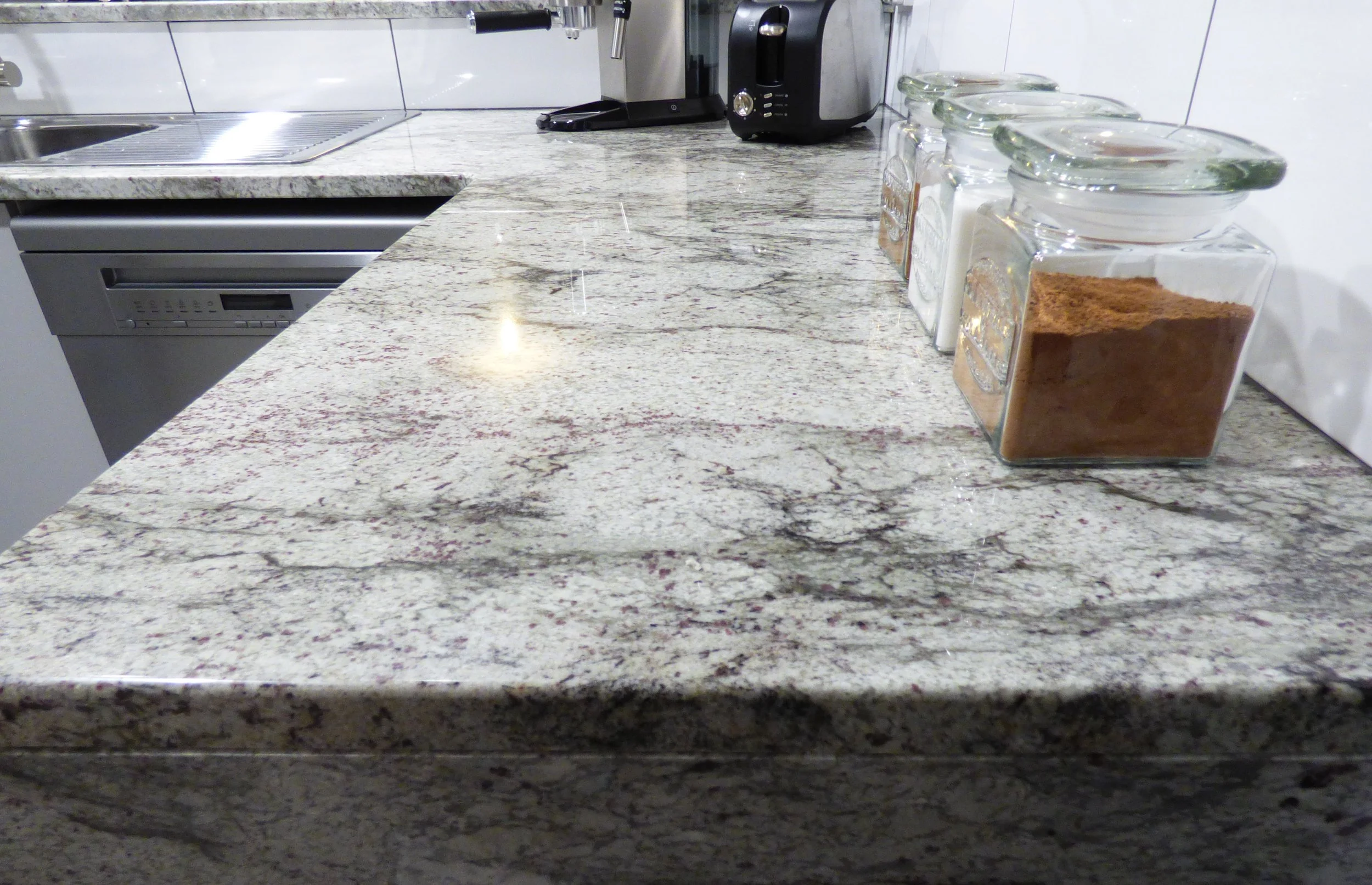 Thunder White benchtops by Alta Moda 2