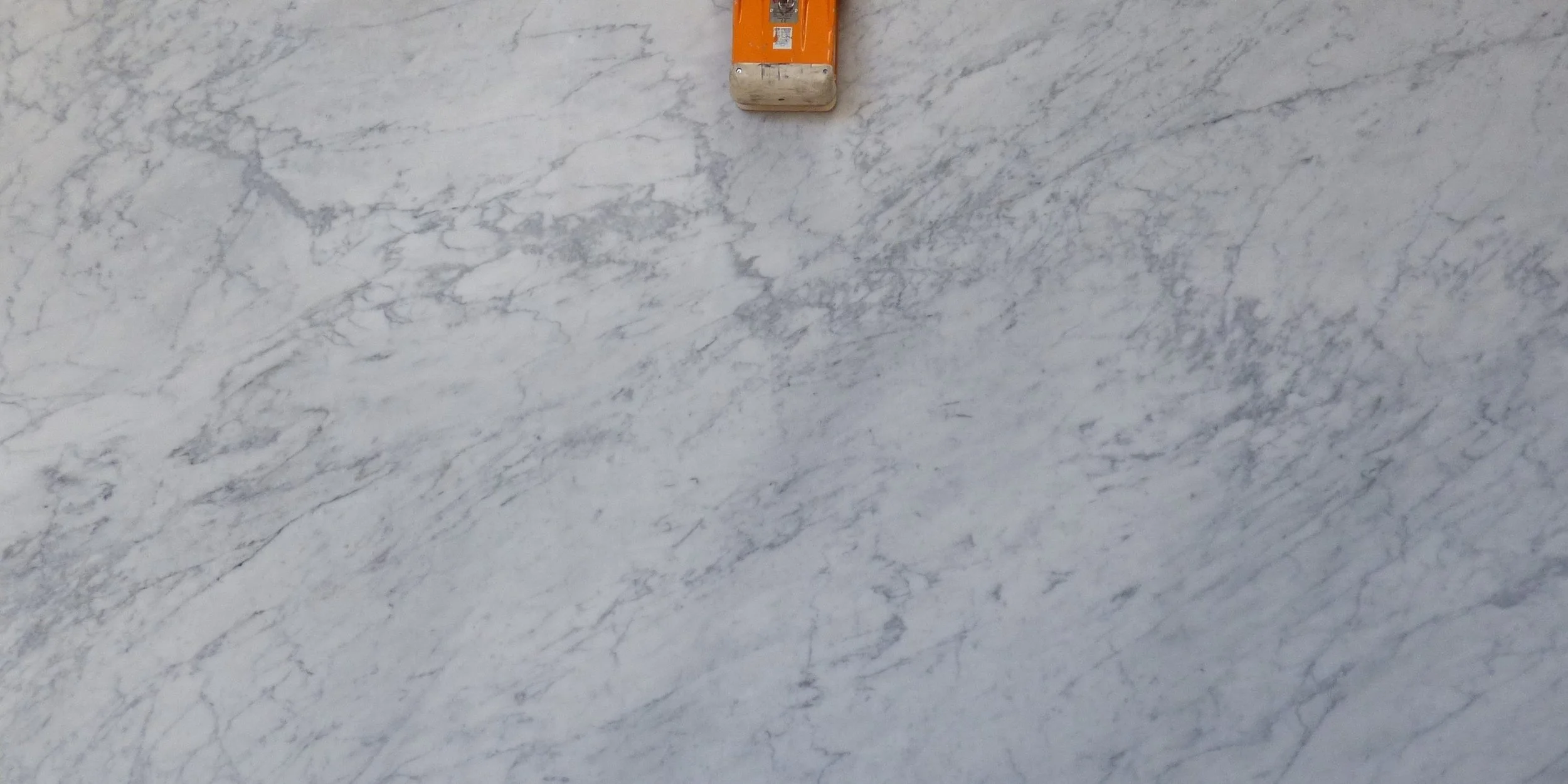 Slab - Carrara C-0126 honed 20mm cropped.JPG