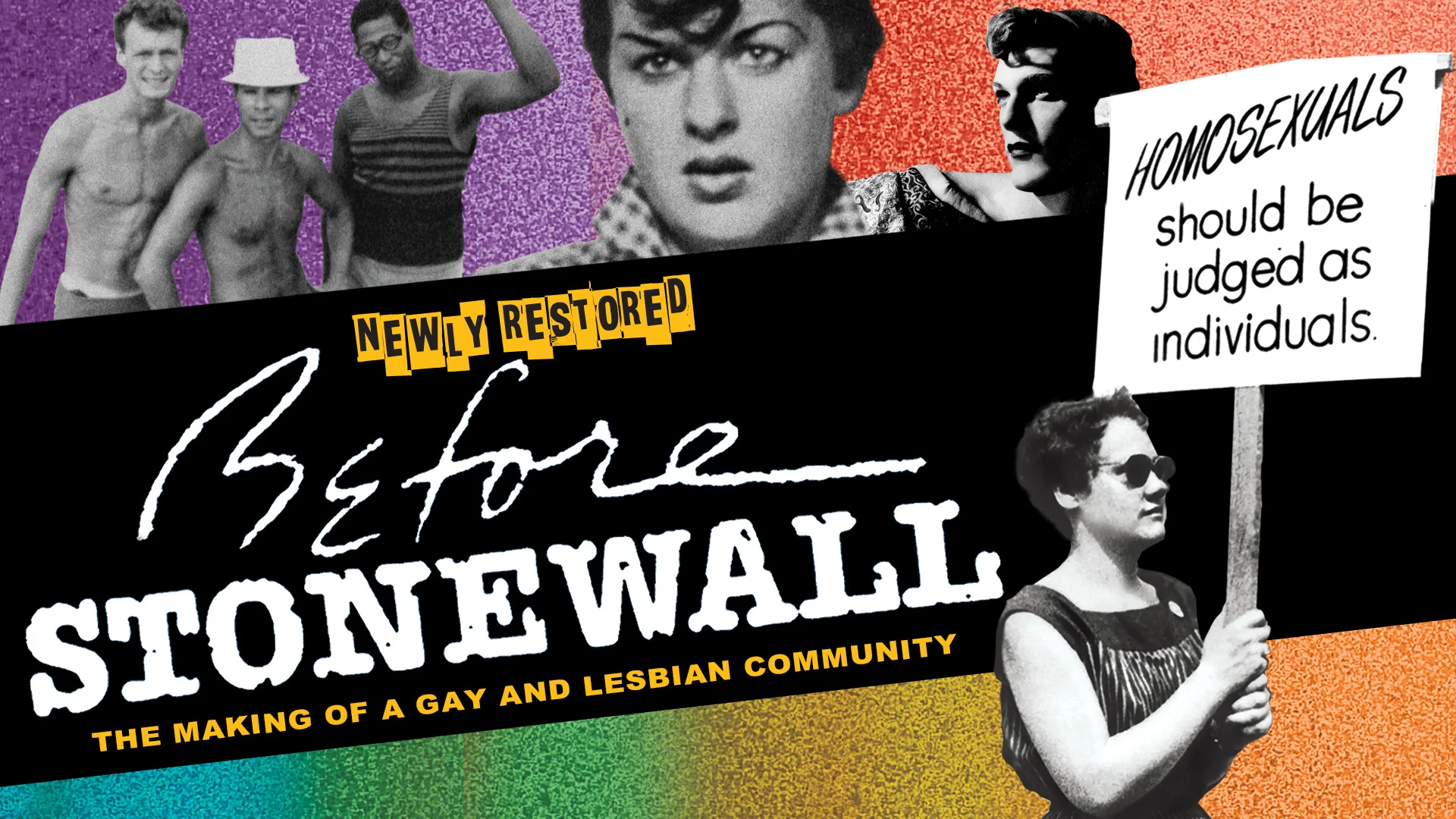 “Before Stonewall” Poster Courtesy of First Run Features.