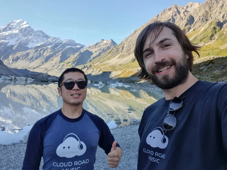 Hike near Mt Cook celebrating 1,000 reviews