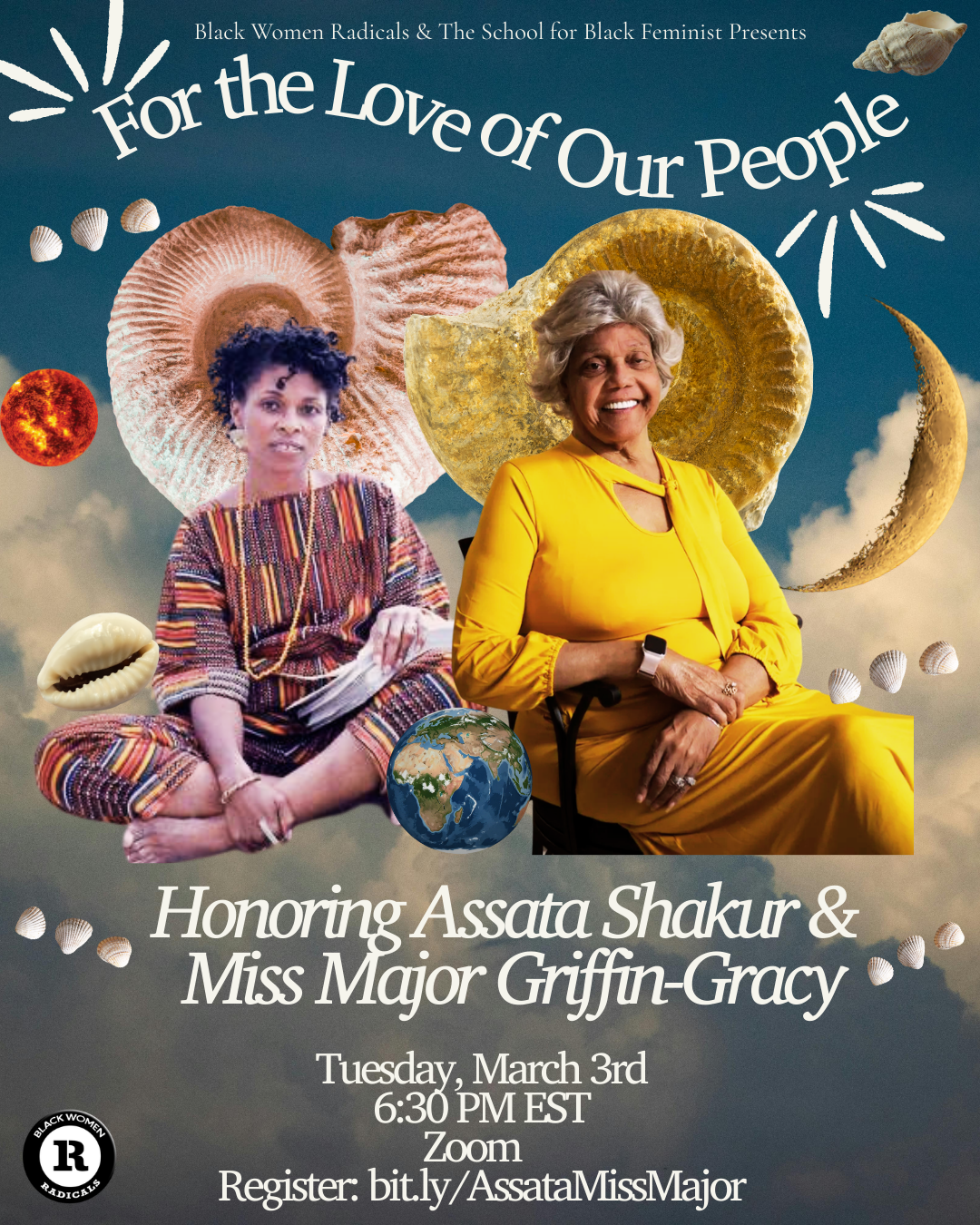 Upcoming Event: For the Love of Our People-Honoring Assata Shakur and Miss Major Griffin-Gracy 
