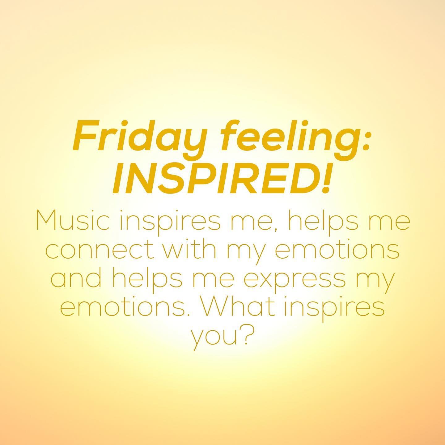 Today I am feeling INSPIRED! Especially by music and the song Talk to Me by Cavetown. What inspires you?