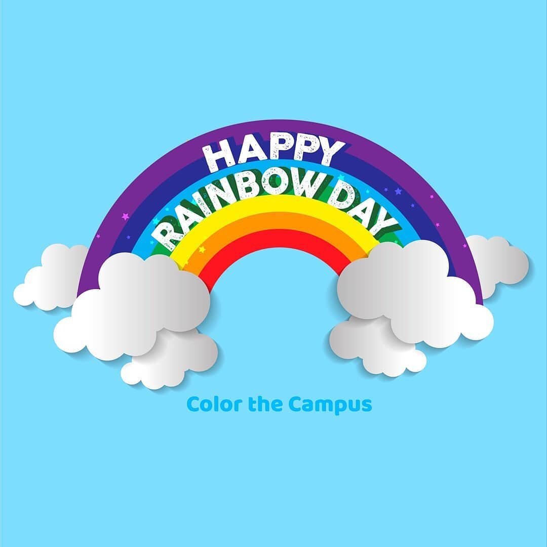 Spread the L❤️🧡💛💚💙💜VE 🏳️&zwj;🌈 

RePosted @repost4ig &bull; Happy Rainbow Day!

#RainbowDay #ColorTheCampus #ItsNotBlackAndWhite #ItsRainbow #repost4ig