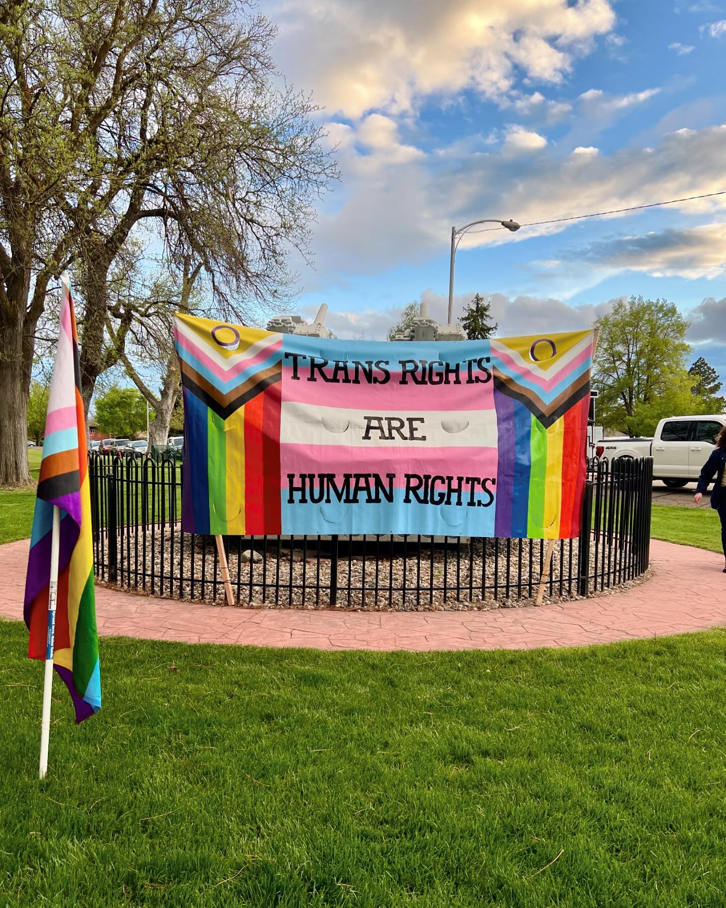 Pride in Progress 2024 was a beautiful event!!! I loved getting to show Lily this part of my world and introduce her to a place &amp; people of true love &amp; belonging. 🏳️&zwj;🌈🏳️&zwj;⚧️🫶 
#queerutah #lgbtqia #prideinprogress #provo #utah #quee