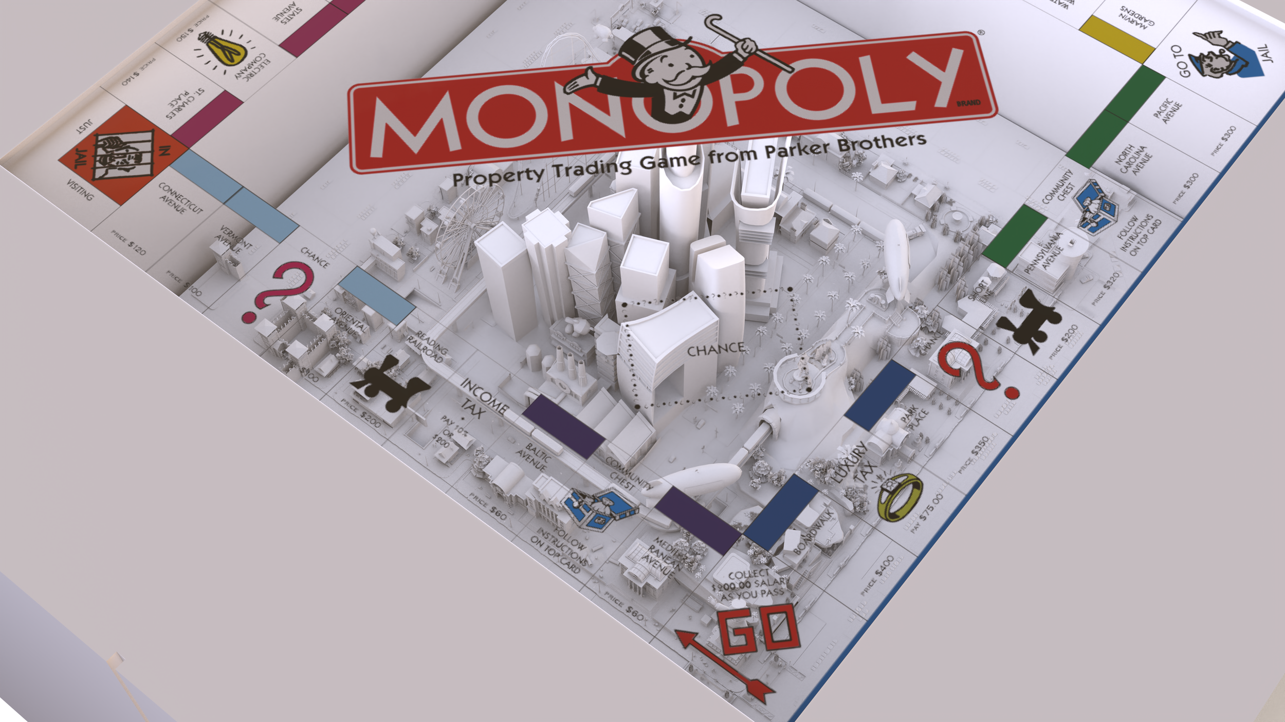 Monopoly Board — Computer Cartel