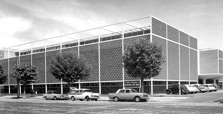 Street view of the South Australian School of Art, Stanley Street, North Adelaide. 1963. School of Art Prospectus, 1963.