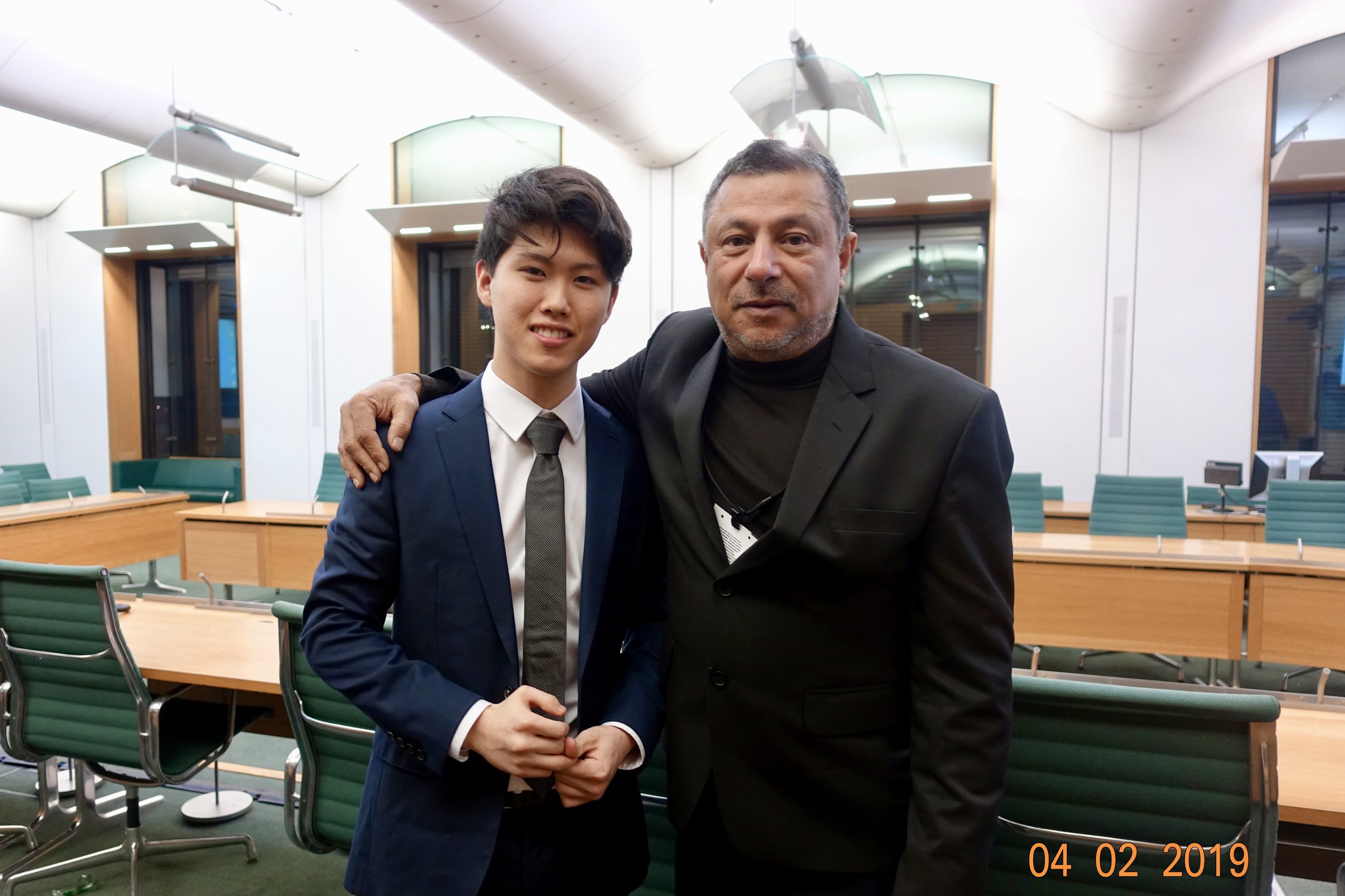 With Nic Careem, Political Director of Anne Frank Trust