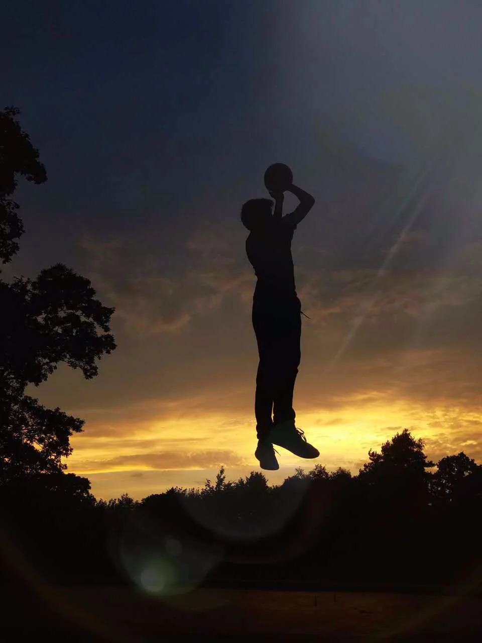 Basketball before dinner