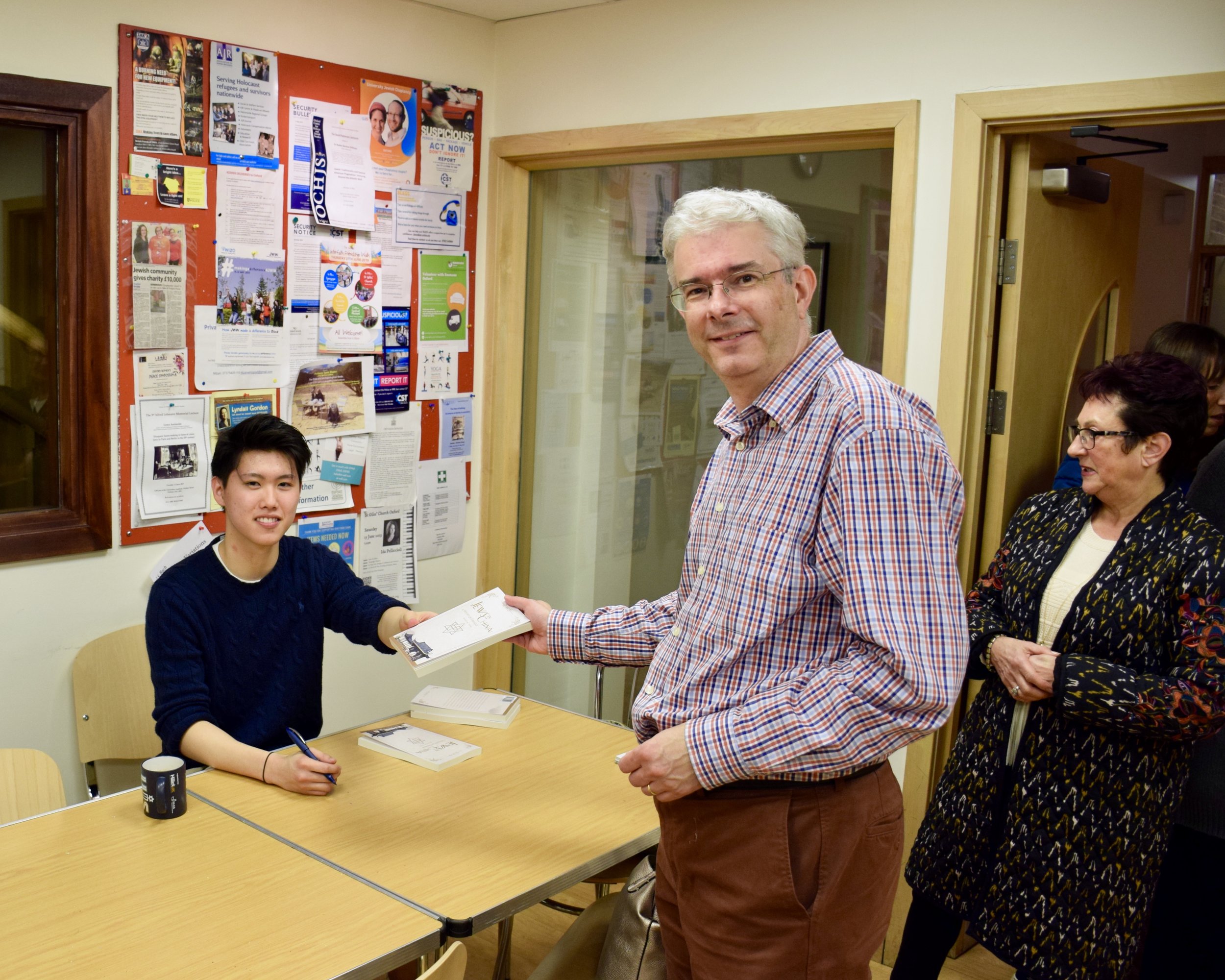Book signing at Oxford Jewish Centre