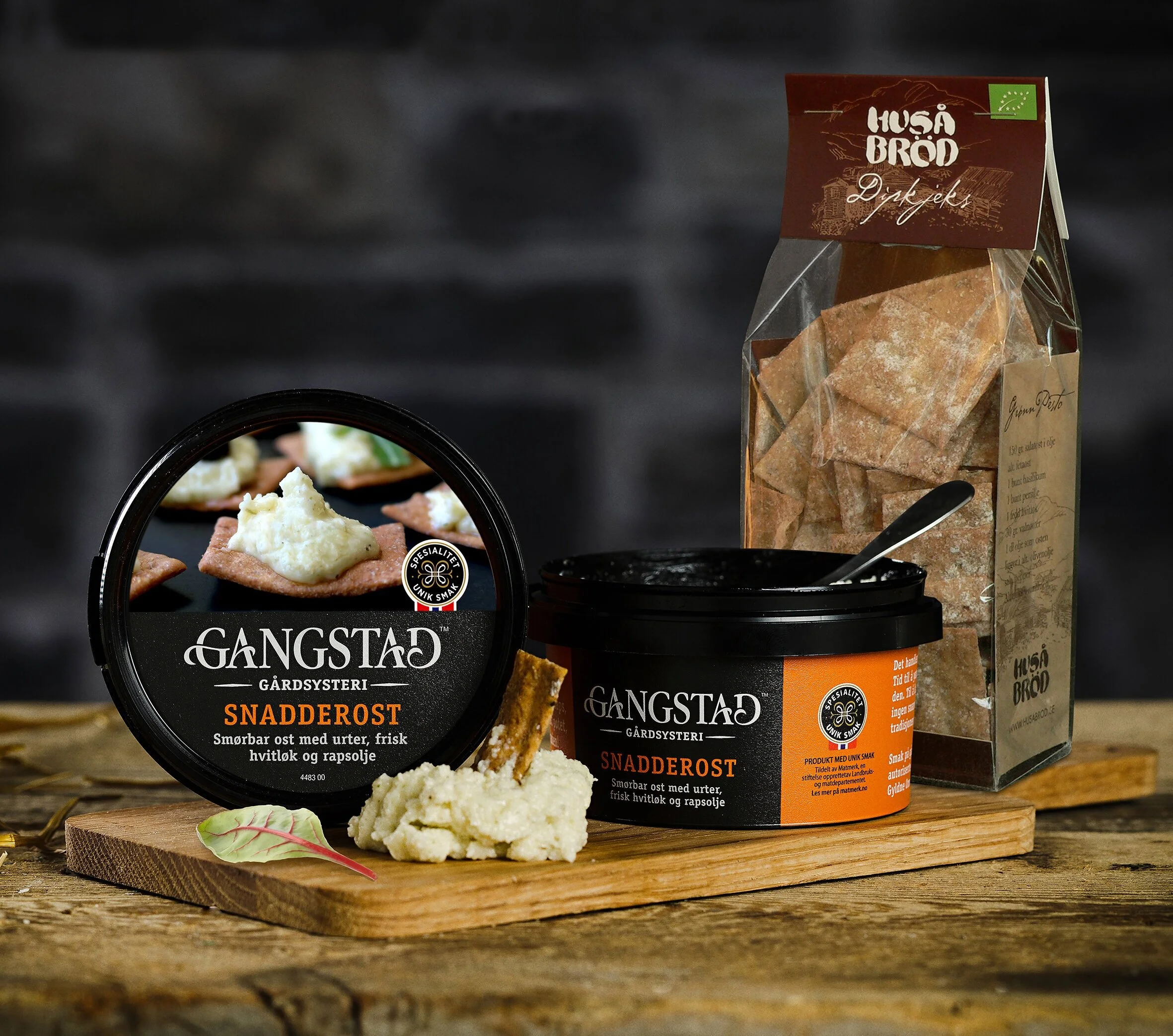 Packaging for "snadder" cheese
