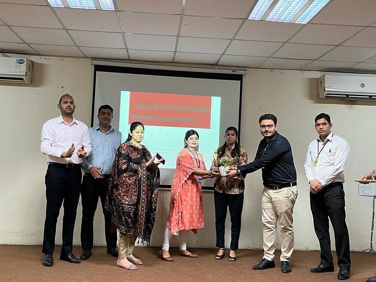 T&amp;P Cell SDIET along with the Department of Management Studies conducted a guest lecture named &lsquo;Mastering Interview Tips &amp; Tricks for Career Success&rsquo; on the 19th April, 2023 for all the pre-final year BBA students.
Dr. Seema (Asso