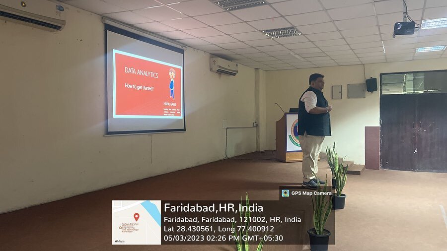 T&amp;P Cell SDIET organised an Industry Expert Session for BCA - DS 1st and 2nd year students on May 3, 2023.
Mr. Nikhil Garg (Guest Speaker) having 13+ Industry Experience conducted the session in a very passionate manner. He guided the students ab