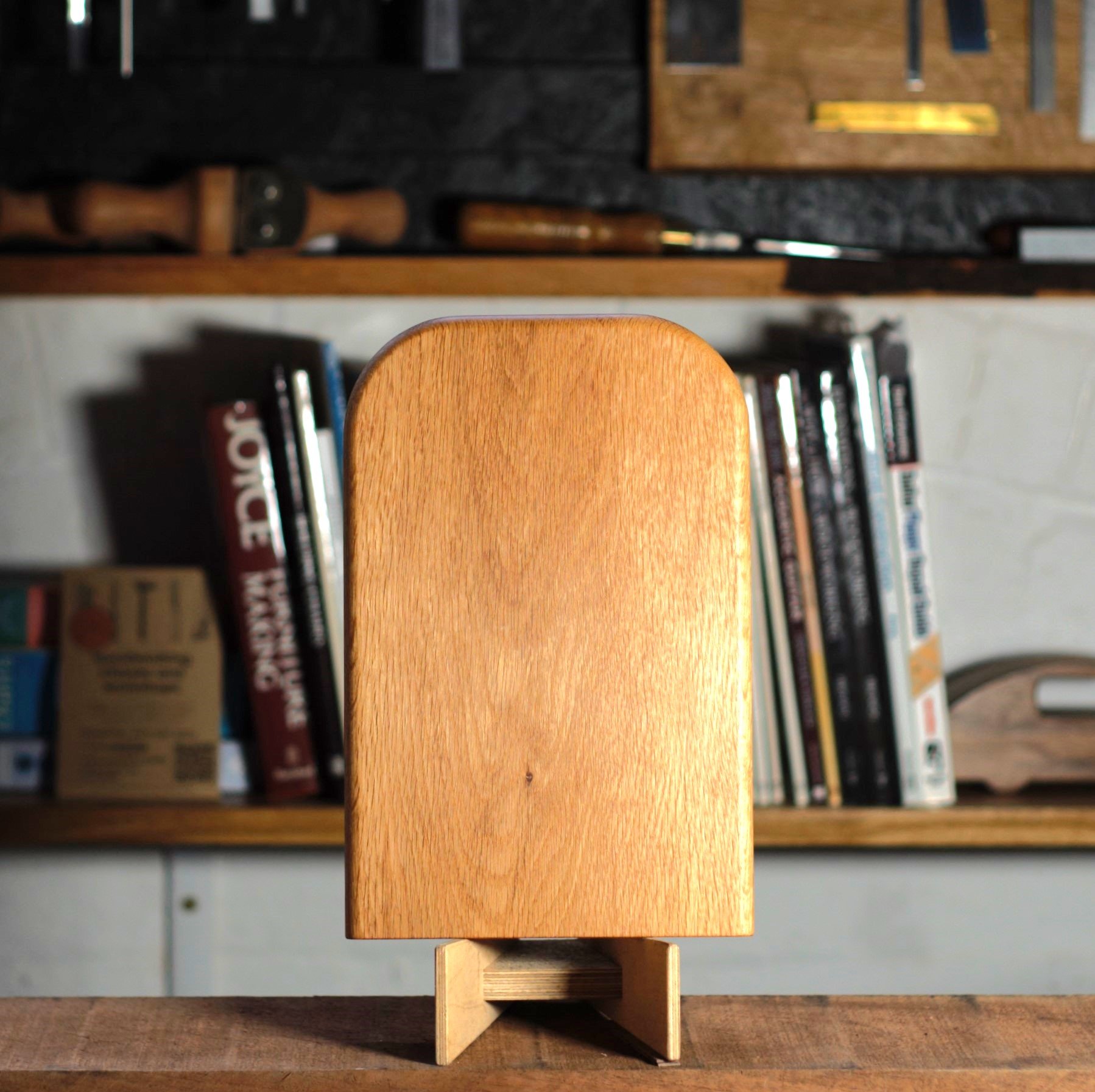 Oak Short Chopping Board Bench.jpg