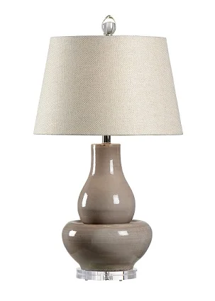 Modern lamp on white background