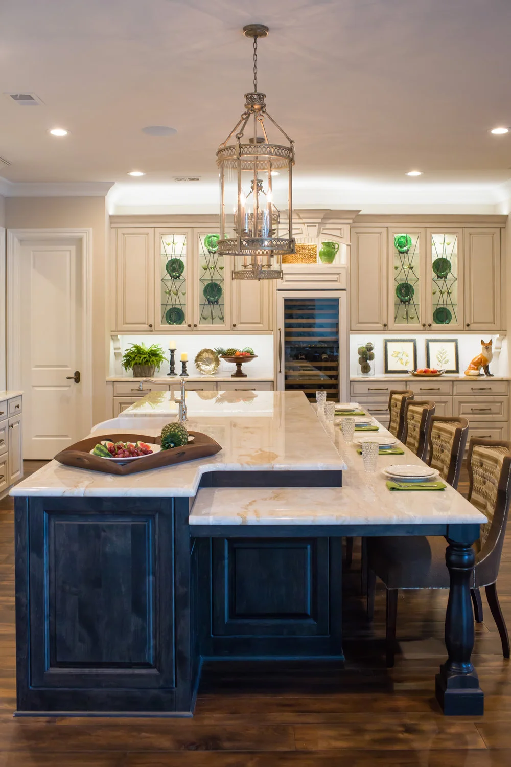 It's a totally different experience working in new construction interiors. These clients were able to move into a full reveal. In a perfect world, I would suggest moving out during major renovations. The real world doesn't always afford that option. Meditating is now a daily ritual, along with power walking and arms swinging.