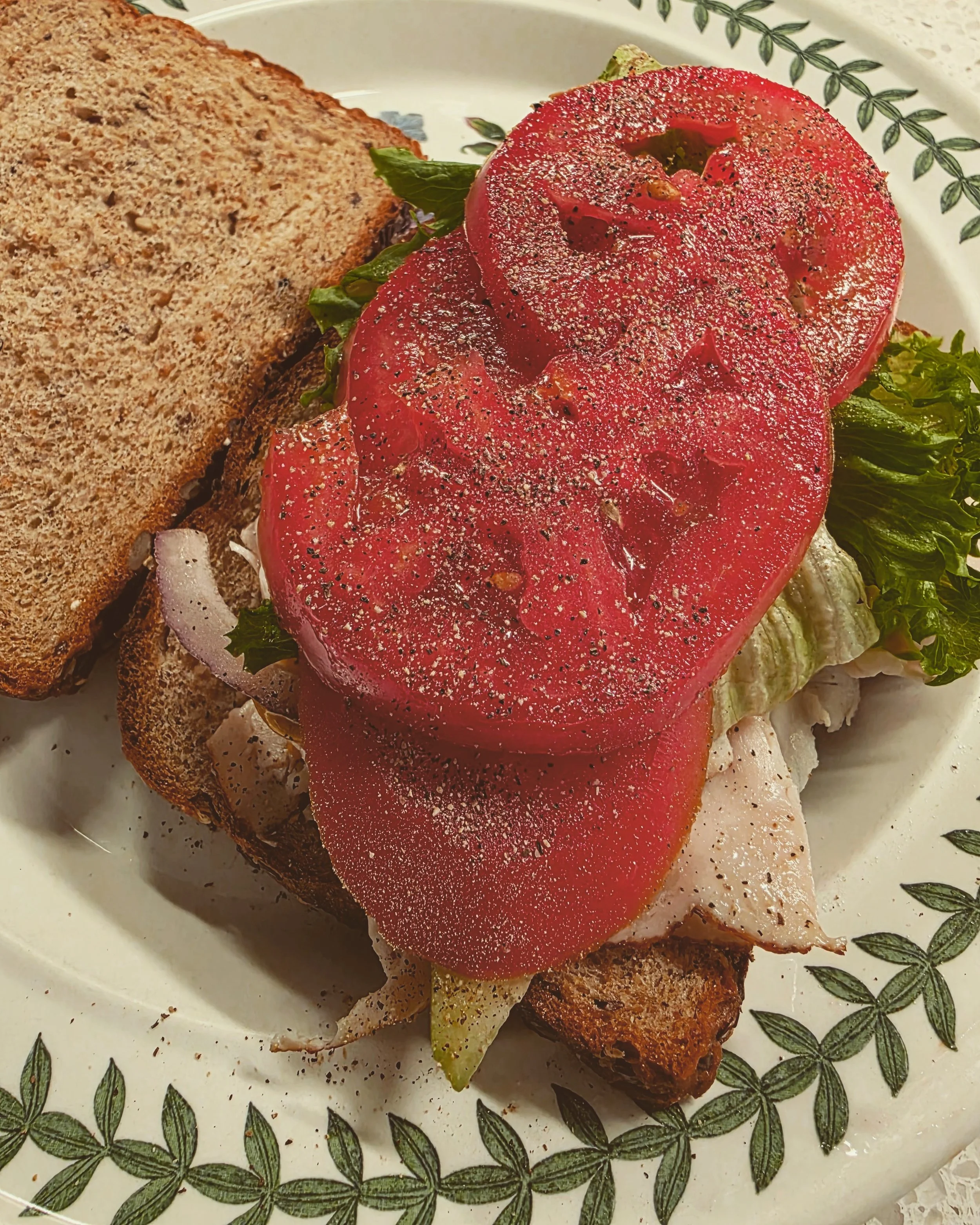 A little extra pepper, please. This tomato deserves the attention. 

Can we hit the pause button on how quickly the days seem to be flying by? My hiatus, sabbatical, or whatever I'm now referring to has been filled with activities some may consider b