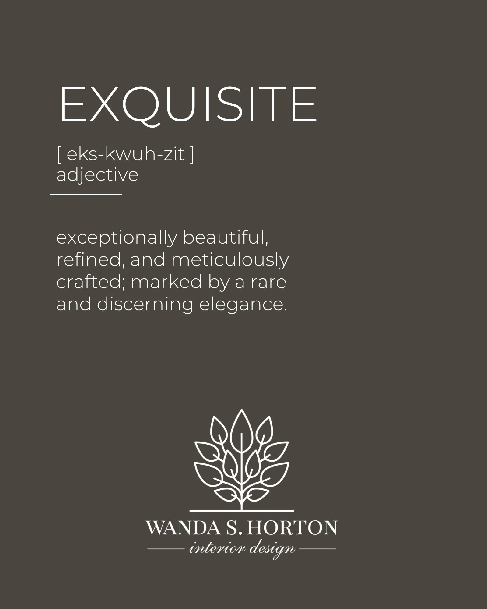 Exquisite: exceptionally beautiful,
refined, and meticulously crafted; marked by a rare and discerning elegance.

The love language of interior design.

#interiordesign @wandashortoninteriordesign #photography @_dpphoto_ 
#styling @kendrasurface