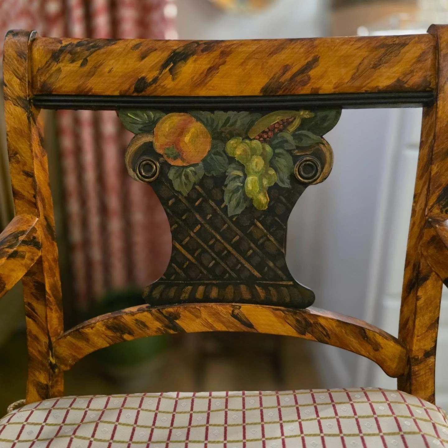 I'm definitely in my cottage era. Pieces that have a sense of history and an artist's touch. Having lived in another place and time. 

Previously, I've made several trips to a favorite spot to source for clients.These chairs kept calling for me to us