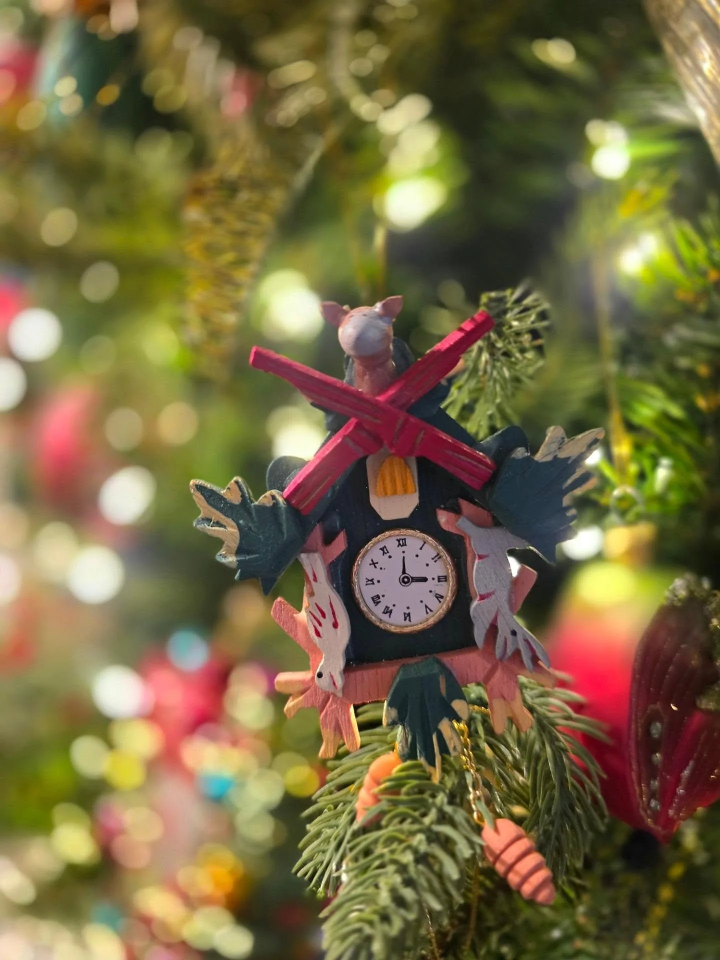You may think we're a little cuckoo for already decorating for the upcoming season! After all, we haven't even greeted the trick-or-treaters or planned our Thanksgiving menu. And we still have an extra hour to gain this weekend! (Don't get me started