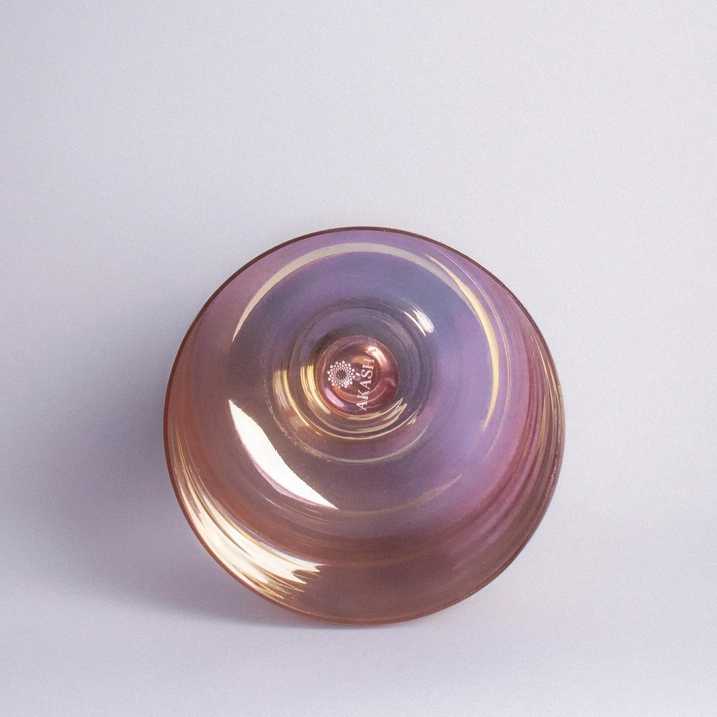 AkashaBowls® 432 Hz Dragonfly Spirit 24K Gold Layering Crystal Singing Bowl - 8 INCH