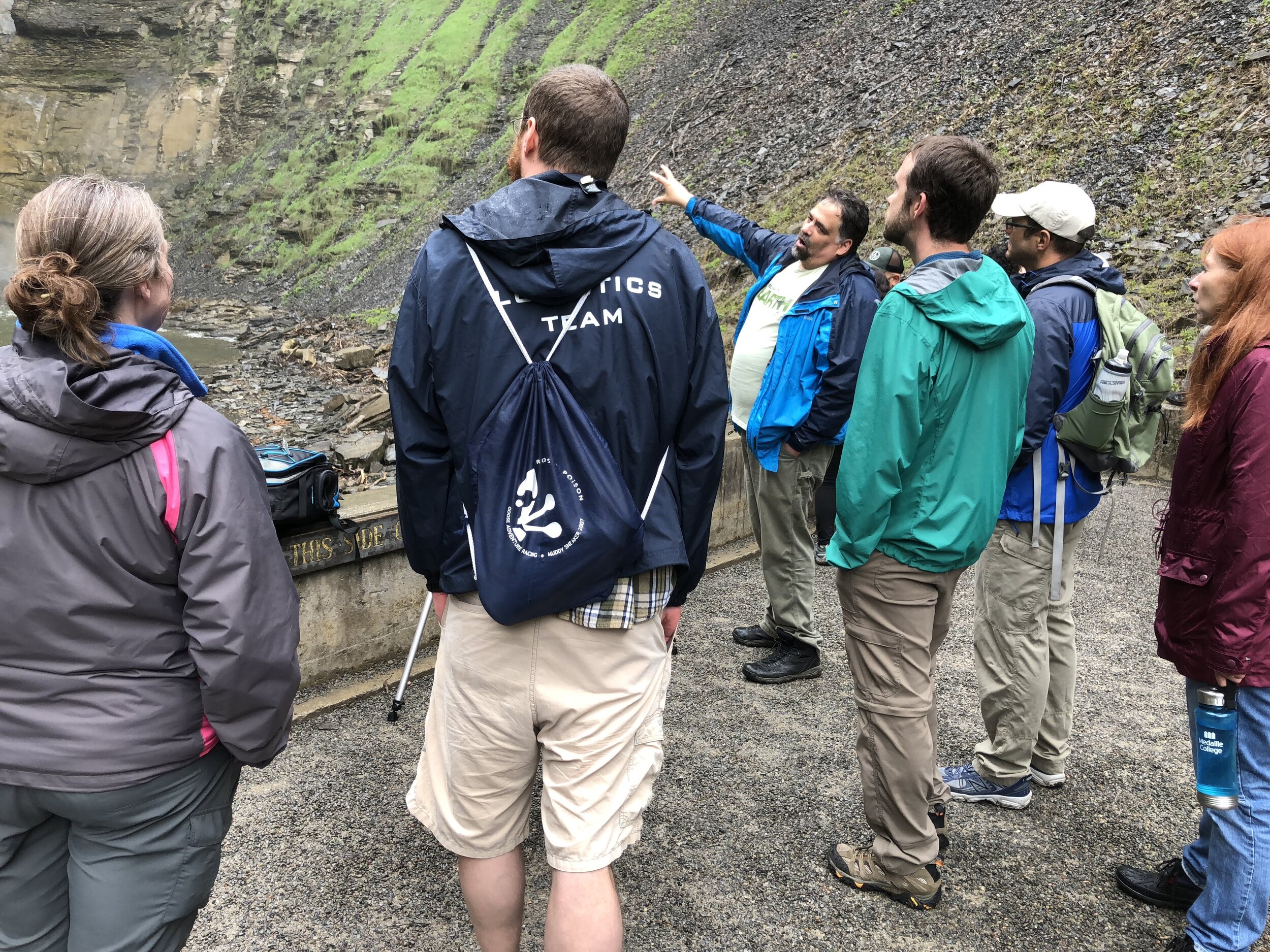 Don Haas with teachers at Taughannock 2018.JPG