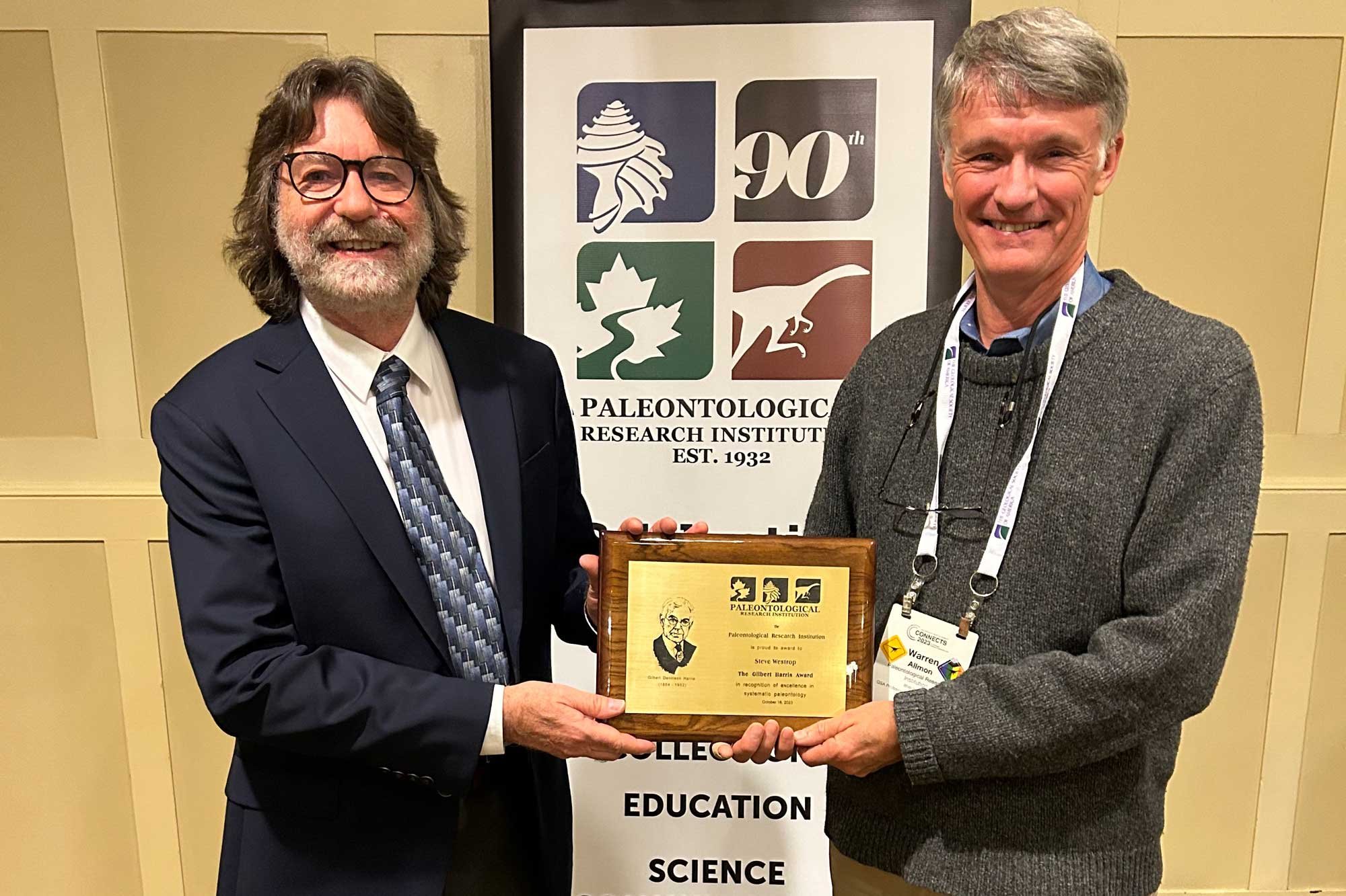 2023 Gilbert Harris Award to Stephen Westrop